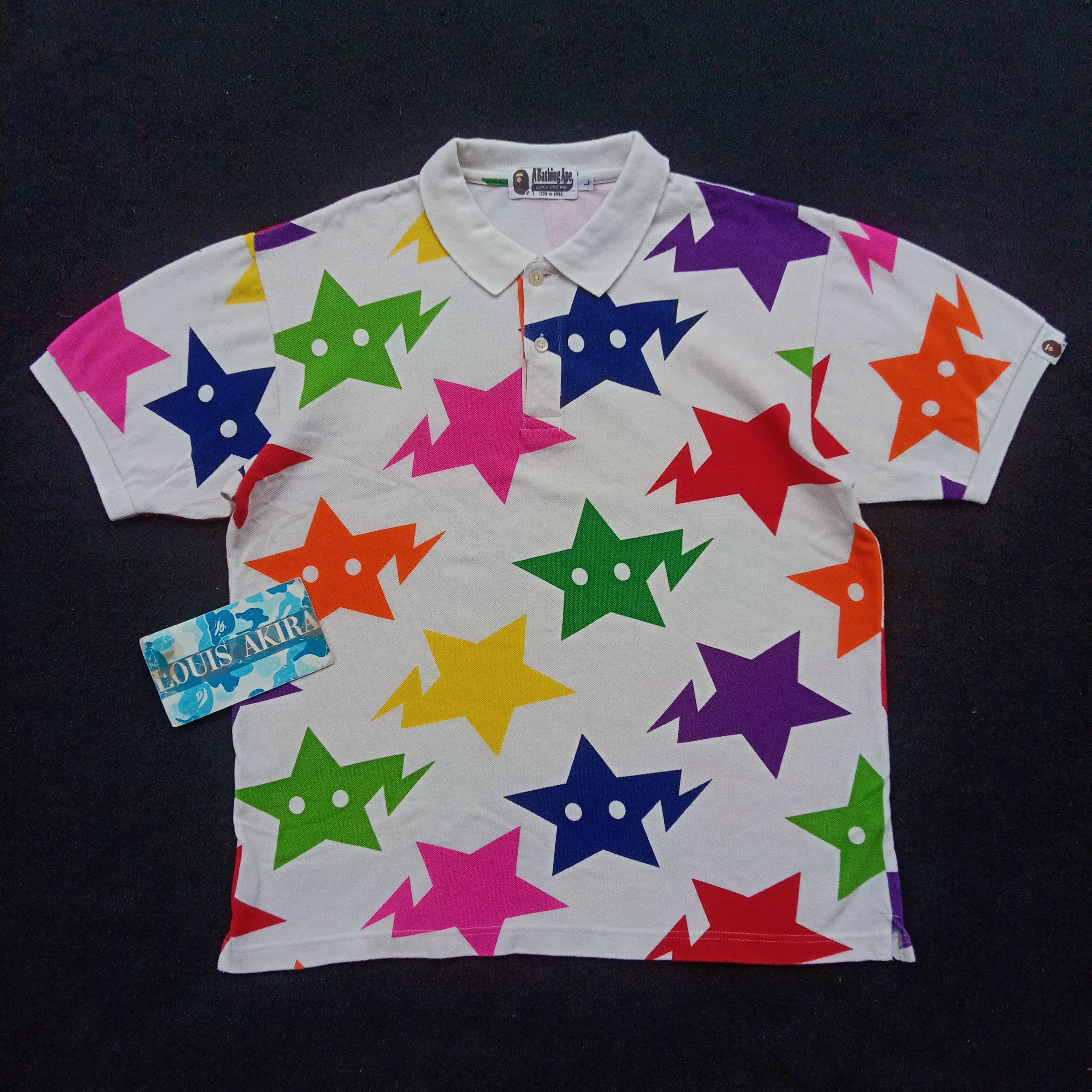 Bape 2014 Milo Multi Sta Polo Size US L / EU 52-54 / 3 - 1 Thumbnail