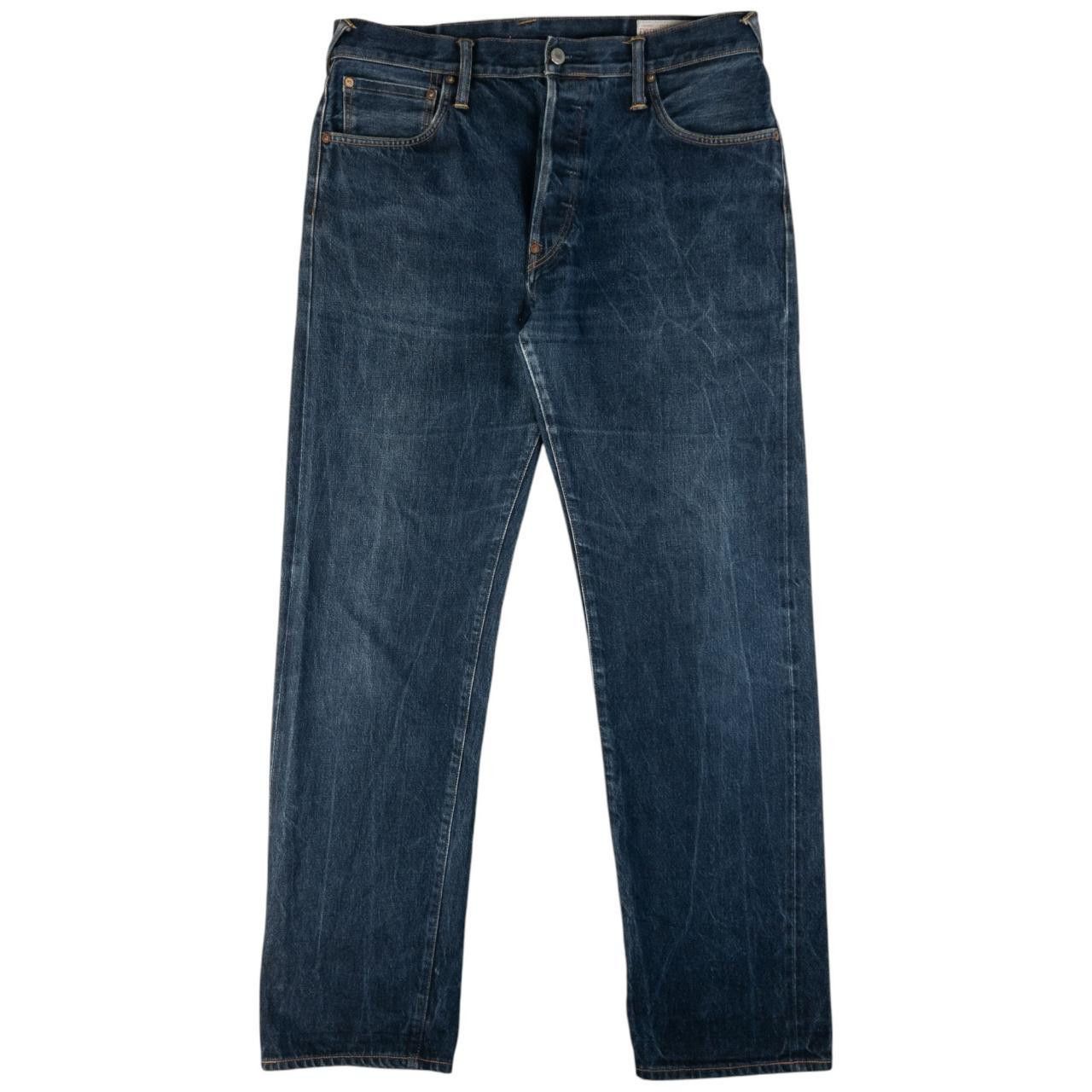 Evisu Vintage Evisu Painted Symbol Japanese Denim Jeans Size W35 Size US 35 - 3 Thumbnail