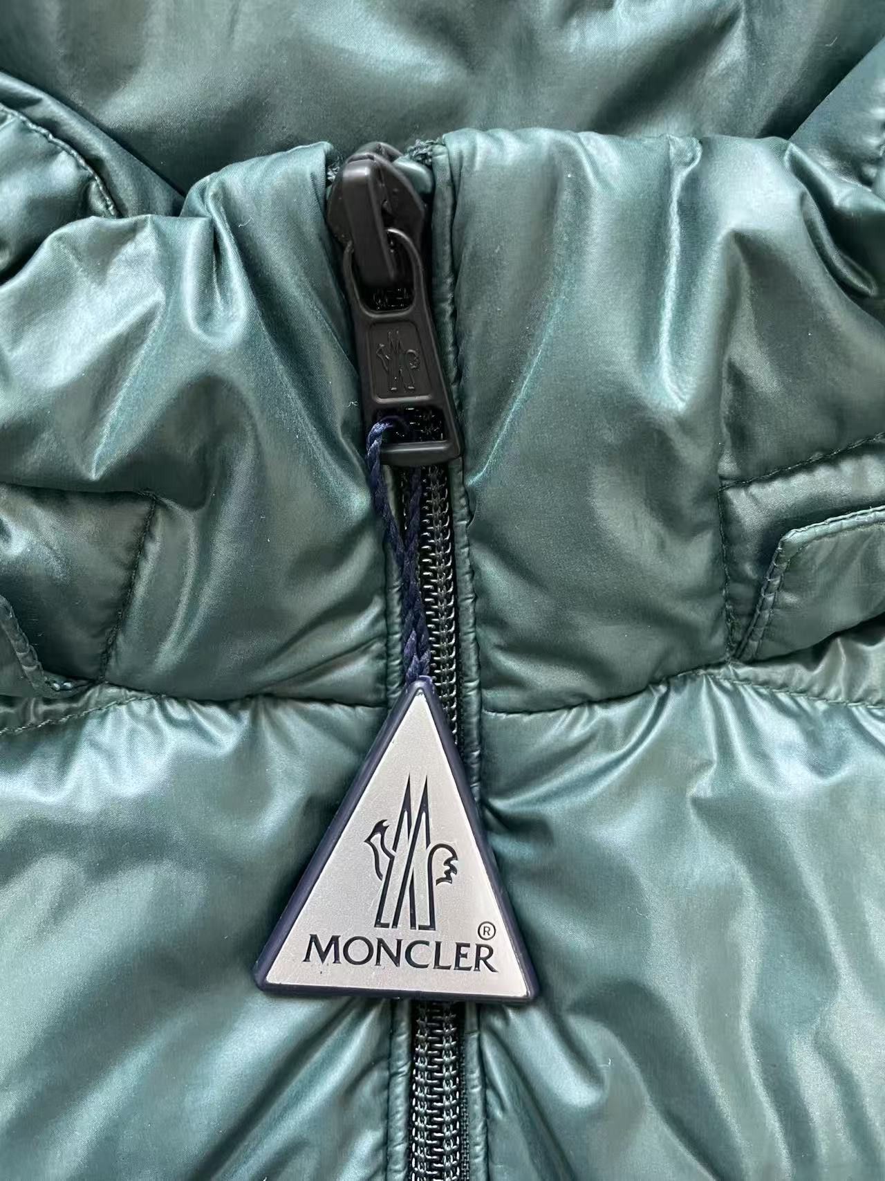 Moncler Moncler Landre Green Down Jacket Size XXS / US 00 / IT 34 - 3 Thumbnail