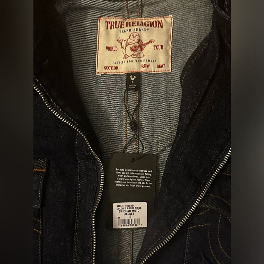 True Religion True Religion Chad Moto Jacket Men’s Small. Size US S / EU 44-46 / 1 - 16 Thumbnail