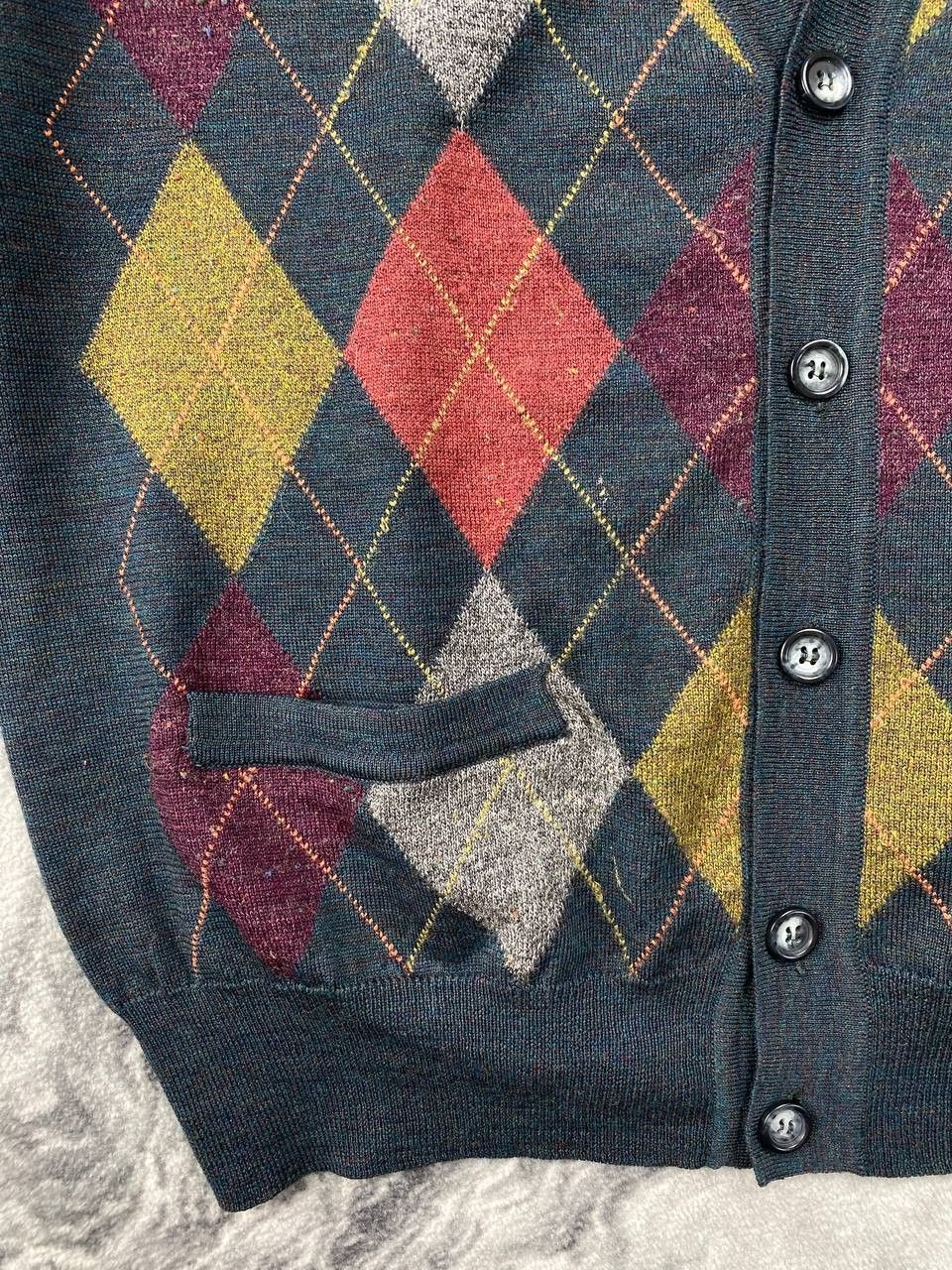 Dior Vintage Christian Dior Monsieur Wool Cardigan 90s Men Size US L / EU 52-54 / 3 - 3 Thumbnail
