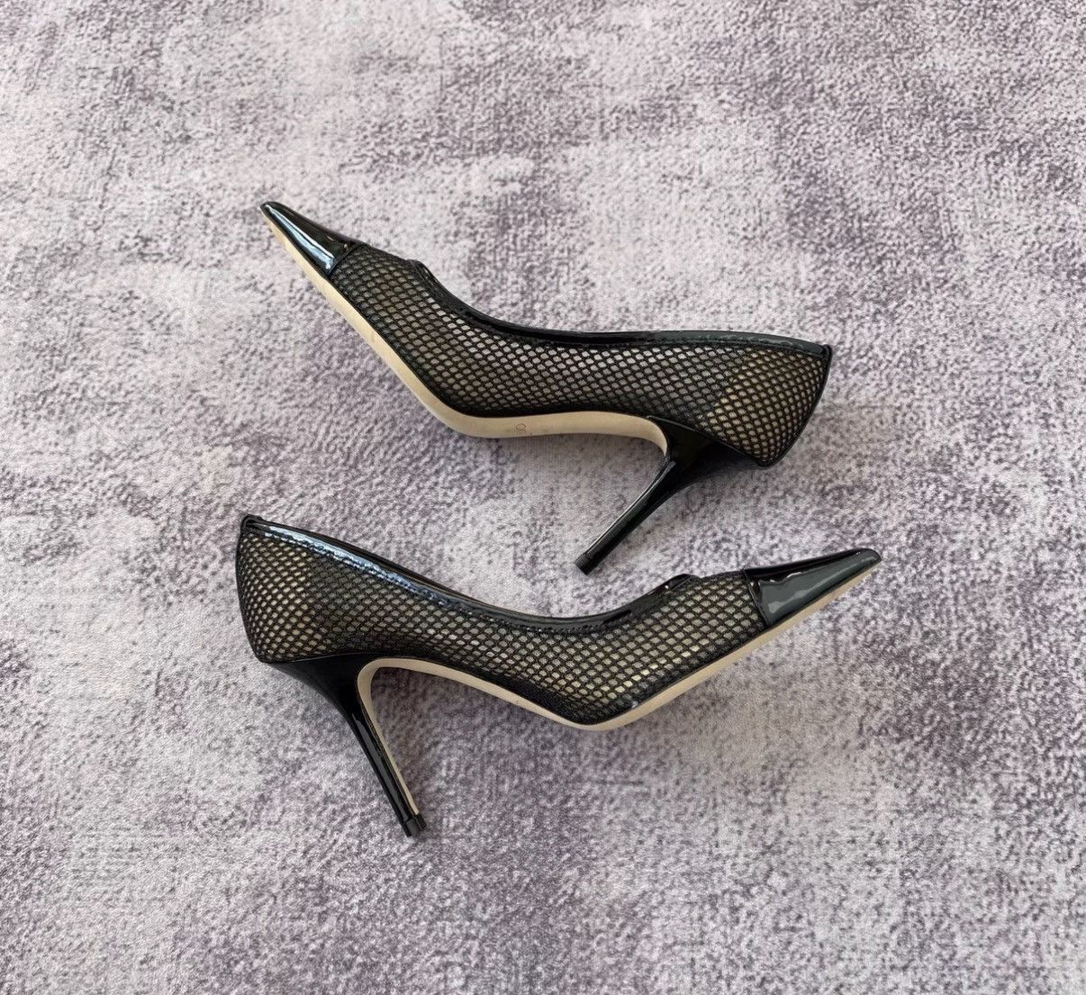 Jimmy Choo Jimmy Choo Patent Leather Pointed Toe High Heels Size US 7 / IT 37 - 4 Thumbnail