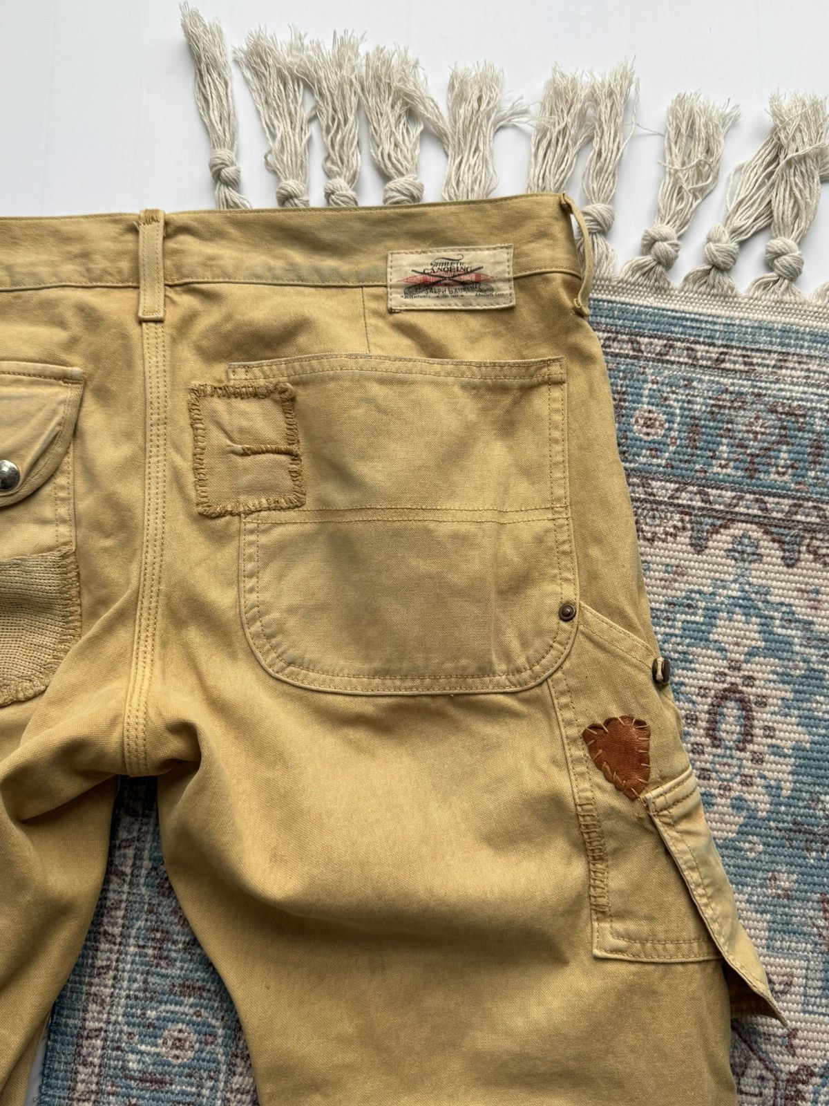 Ralph Lauren Archive 90s Ralph Lauren Canoeing Athletic Multipocket Pants Size US 29 - 4 Thumbnail