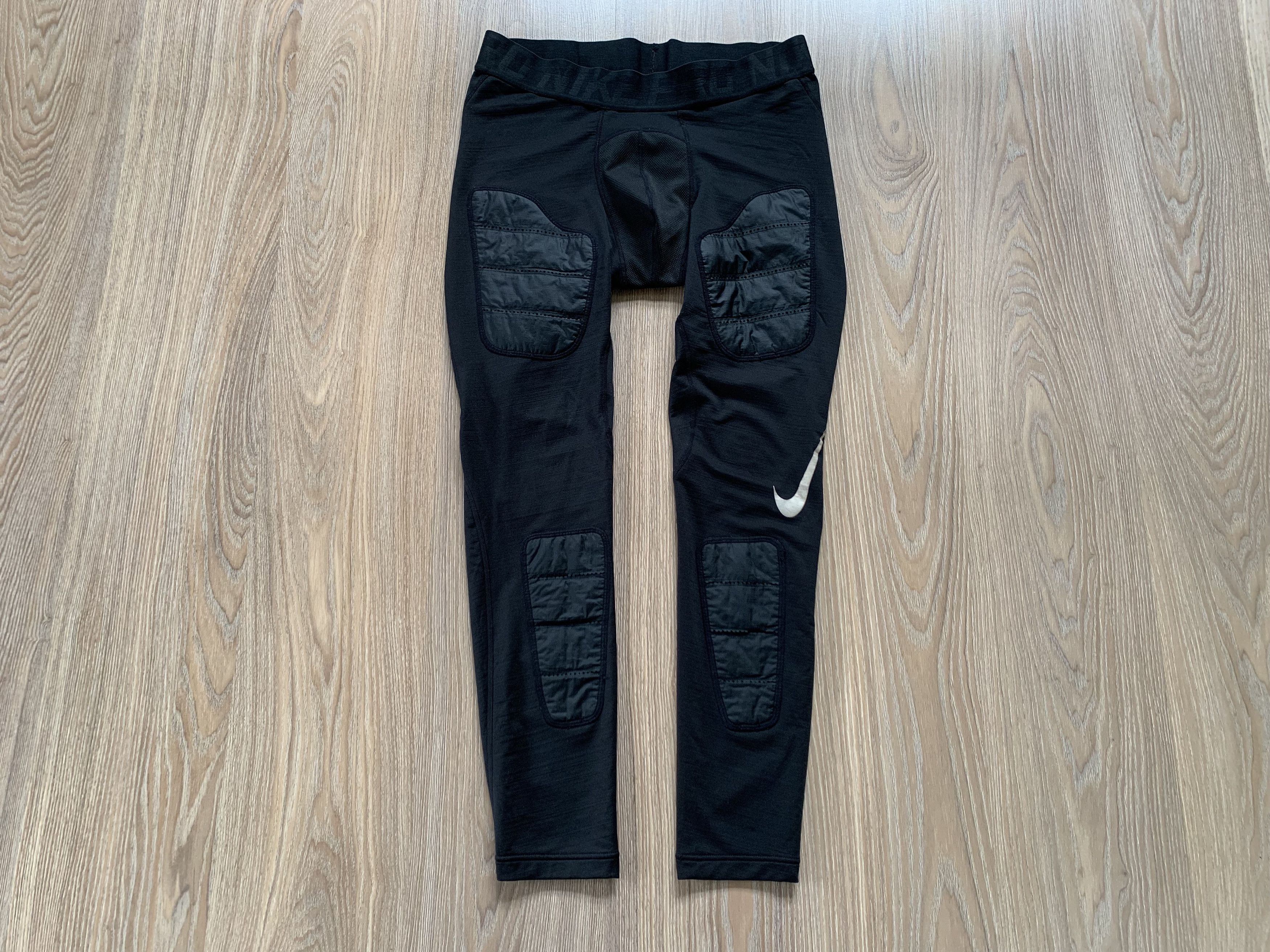 Nike Nike Pro Hyperwarm Aeroloft Compression Padded Tights Size US 38 / EU 54 - 3 Thumbnail