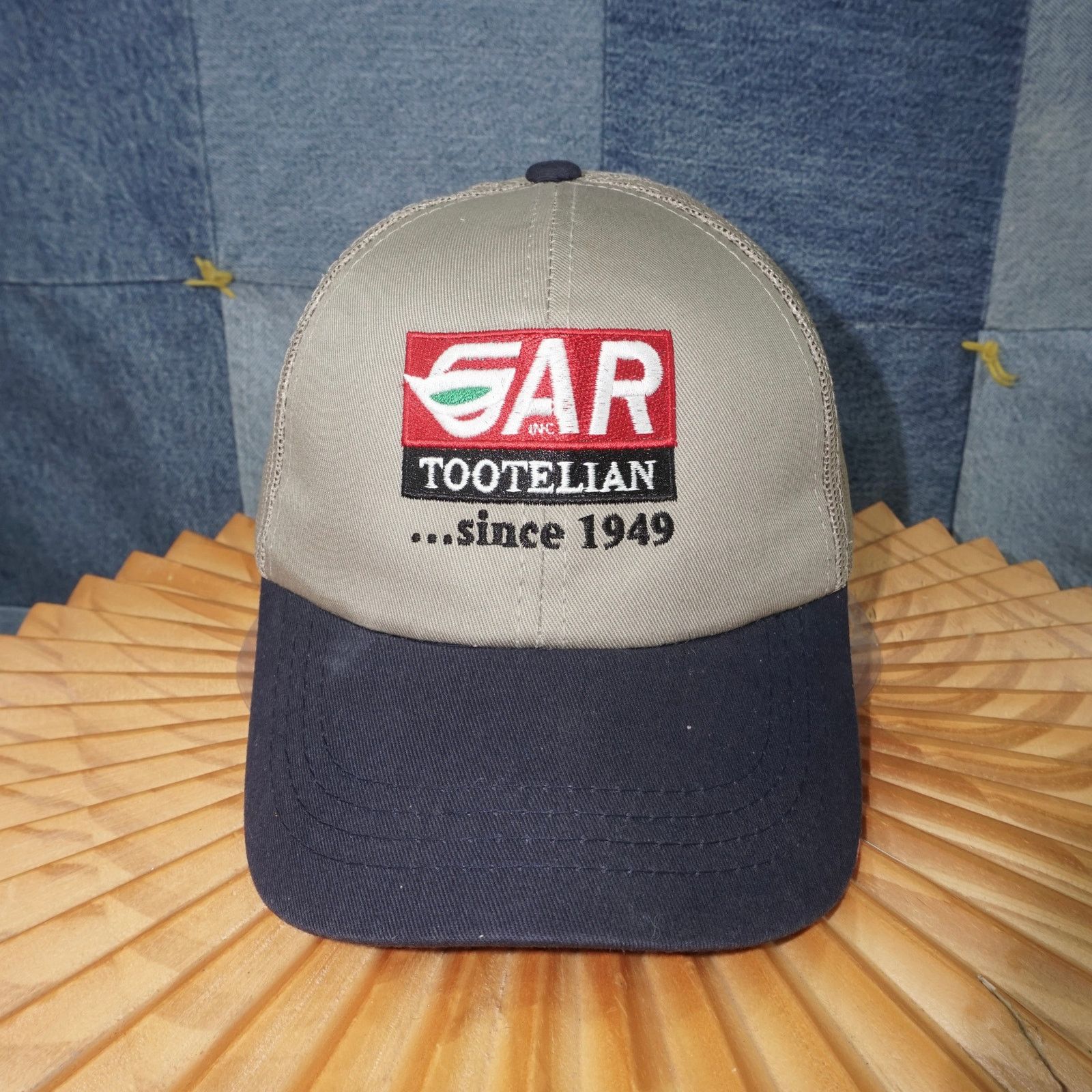 Vintage OSFA - Vintage Y2K AR tootelian since 1949 khaki 2 tone hat Size ONE SIZE - 1 Thumbnail