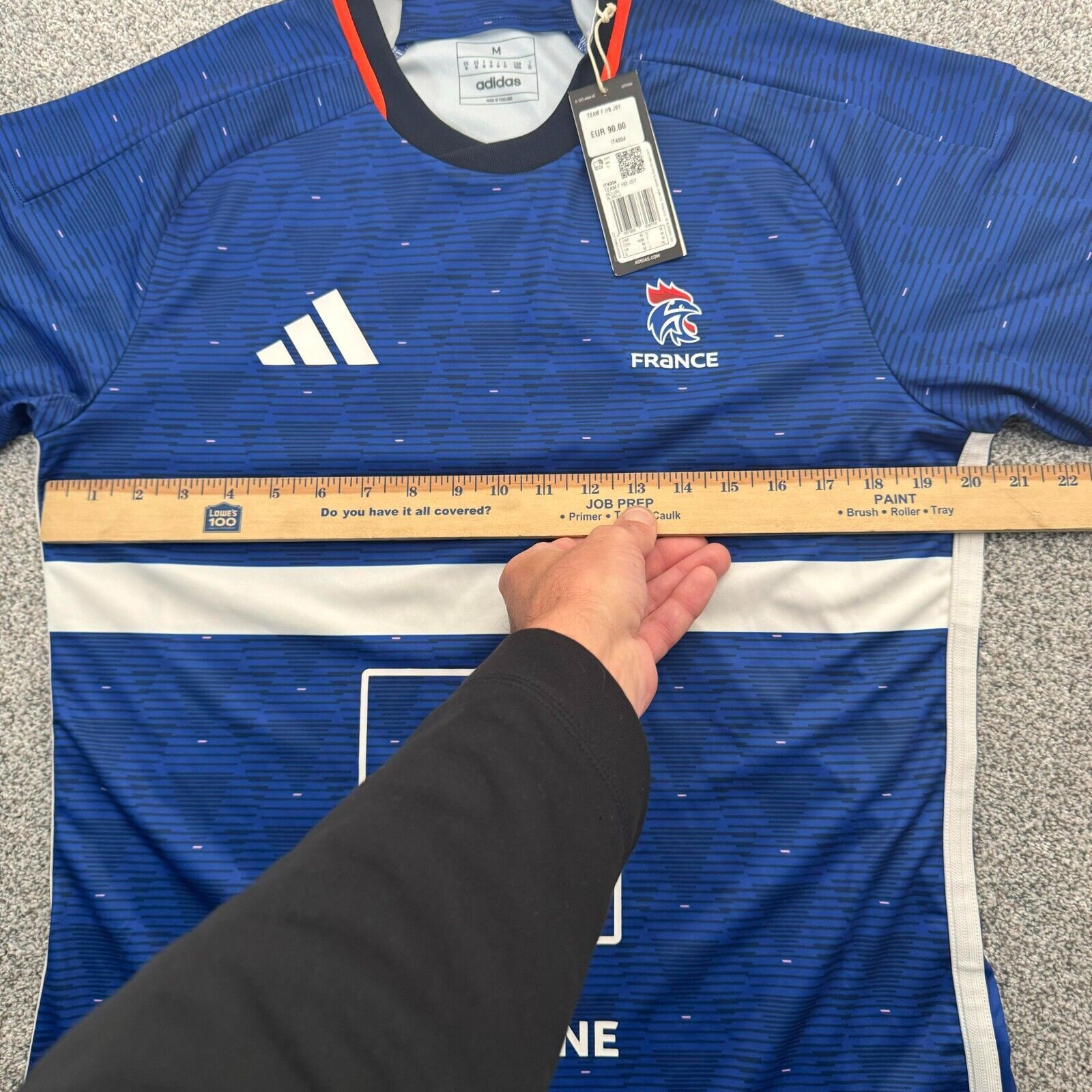 Adidas Adidas Jersey Mens M France Heat Ready Football Soccer Size US M / EU 48-50 / 2 - 10 Thumbnail