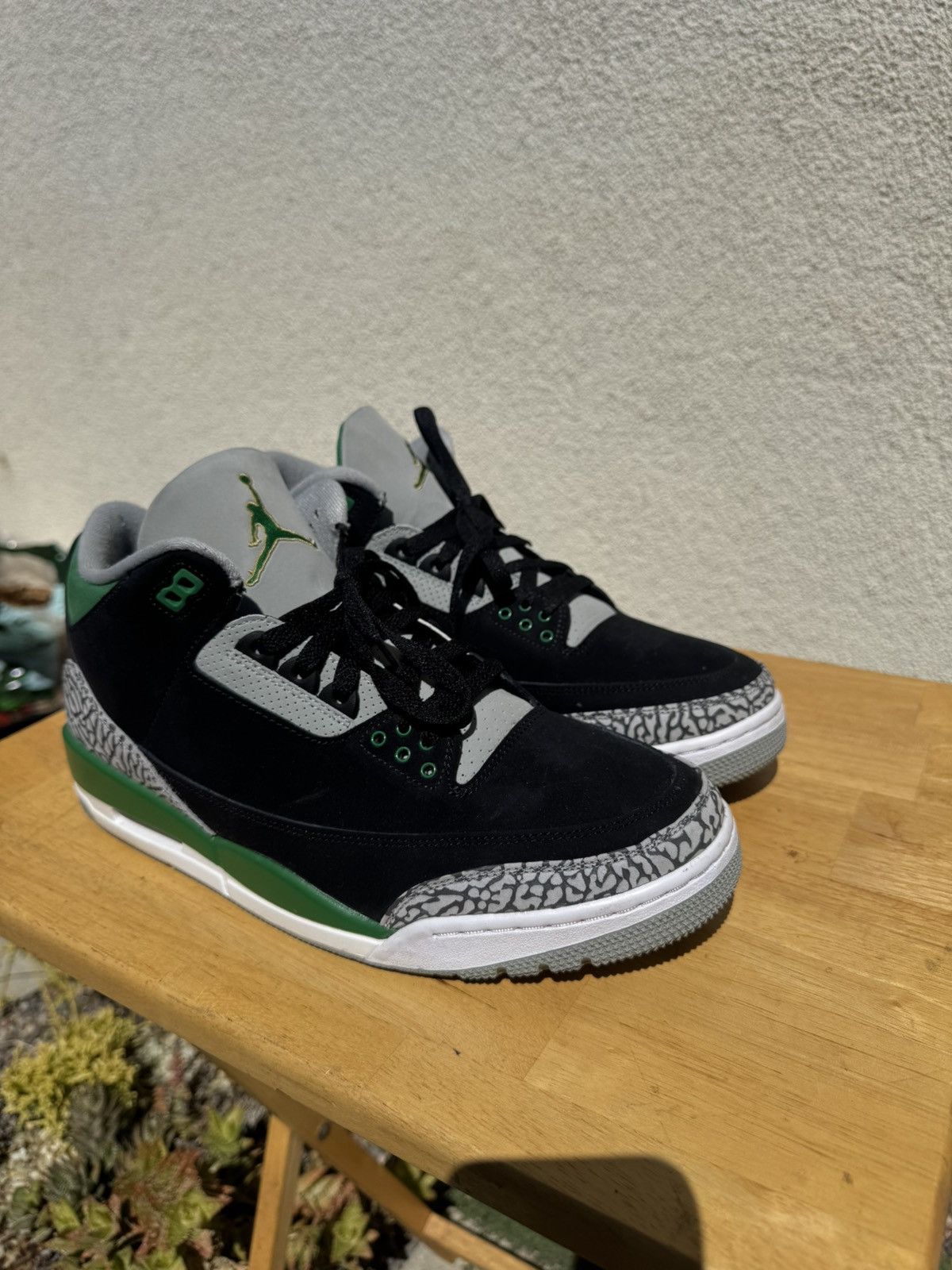 Jordan Brand Pine Green Jordan 3 Size US 11.5 / EU 44-45 - 2 Thumbnail
