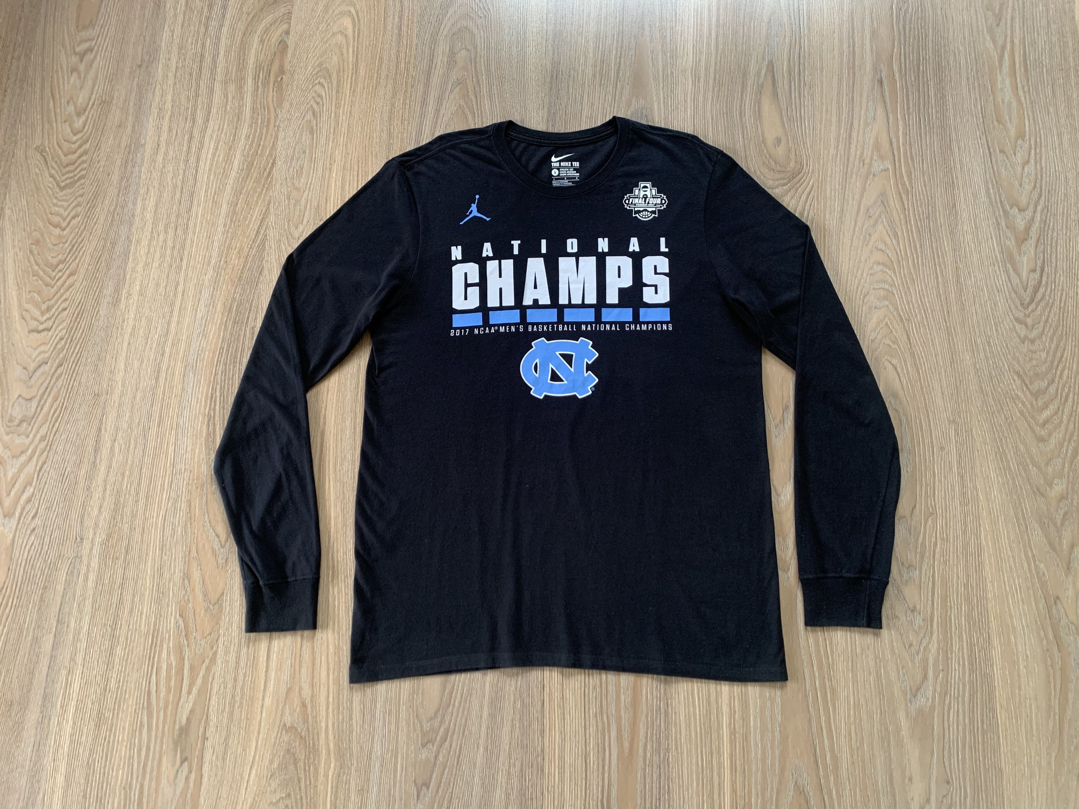 NCAA × Nike The Nike Tee National Champs Printed Long Sleeve Size US L / EU 52-54 / 3 - 9 Thumbnail