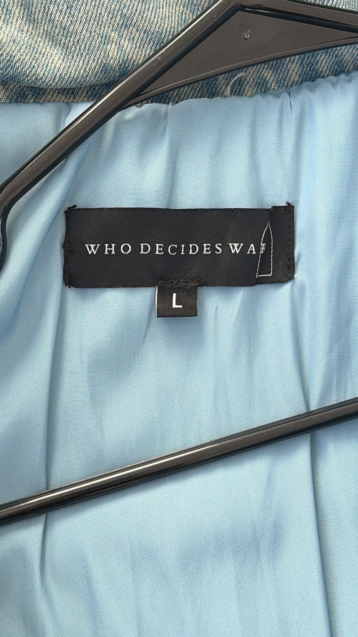 Who Decides War Who Decides War Vintage Bomber Jacket Denim Size US L / EU 52-54 / 3 - 5 Thumbnail