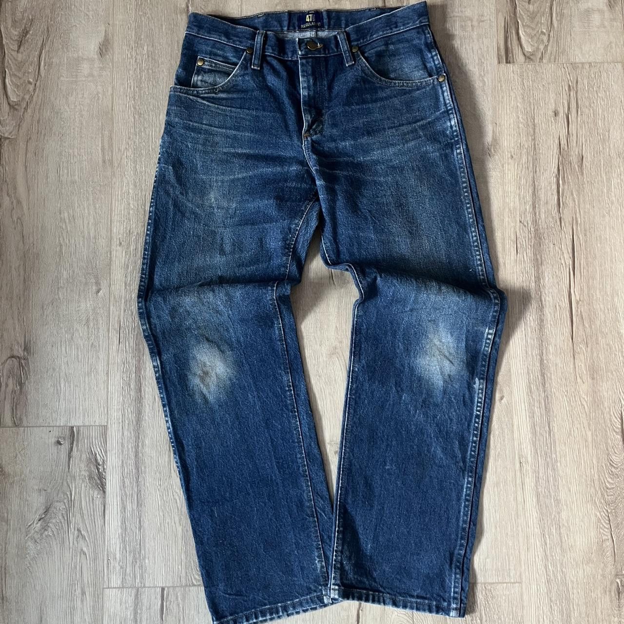 Wrangler Vintage Faded Denim Size US 30 / EU 46 - 3 Thumbnail