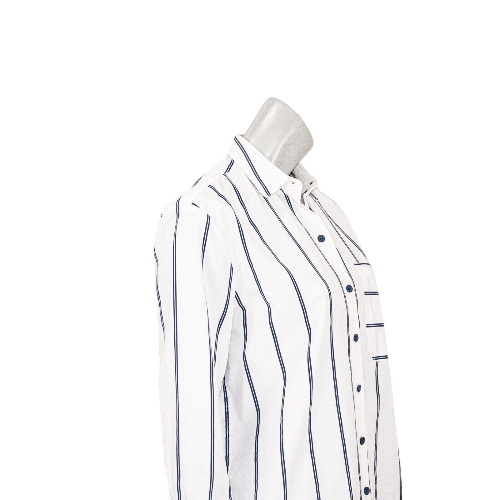 ATM ATM Anthony Thomas Melillo Railroad Stripe Boyfriend Shirt Size S / US 4 / IT 40 - 10 Thumbnail