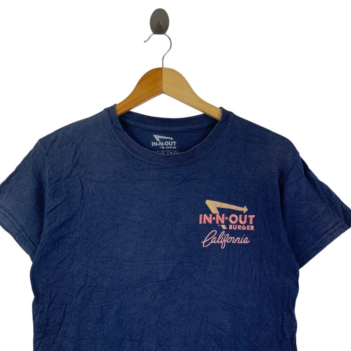 Vintage In-N-Out Vintage Style Tee Navy Classic Cars Back Print Size US S / EU 44-46 / 1 - 3 Thumbnail