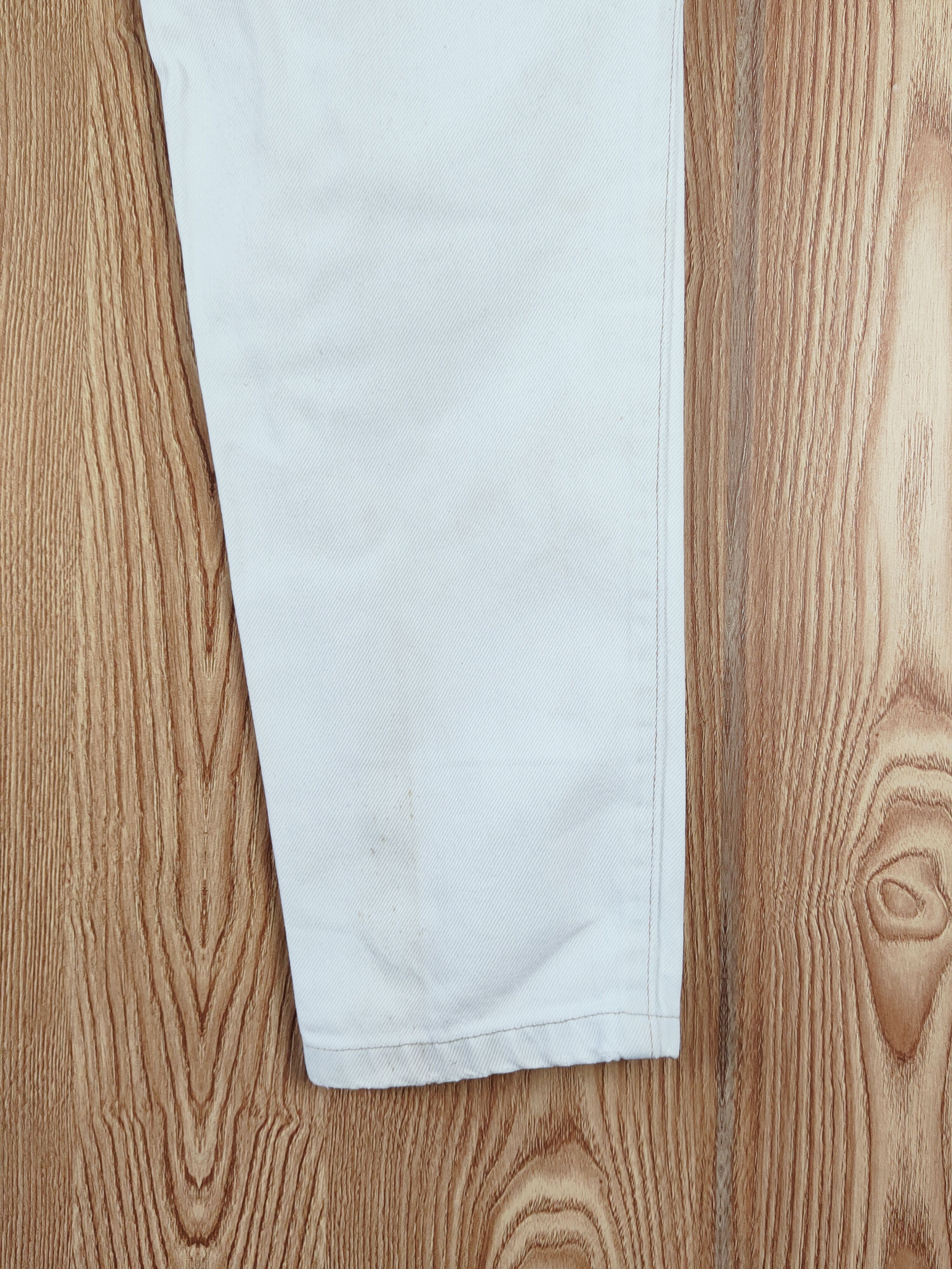 Japanese Brand Bobson Pro White vintage Distressed Ripped Jeans #W543 Size US 33 - 11 Thumbnail