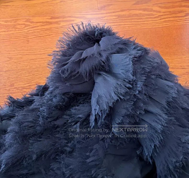 Dries Van Noten Dries Van Noten Black Silk Tassel Short Coat Size M / US 6-8 / IT 42-44 - 9 Thumbnail