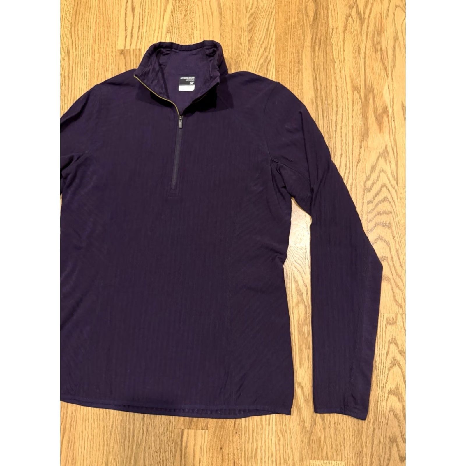 Icebreaker Icebreaker Sweater Womens L Purple Merino Wool Pullover Women Size Thumbholes Size L / US 10 / IT 46 - 6 Thumbnail