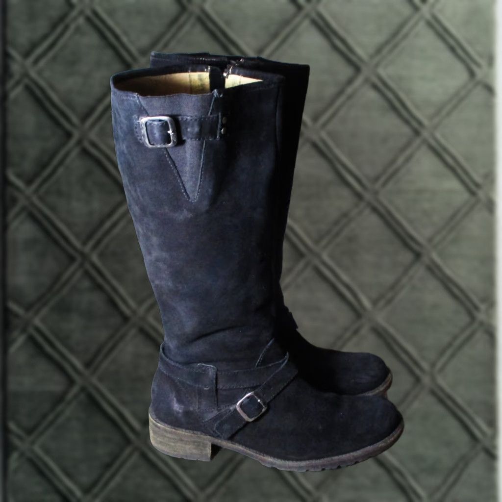 Vintage L.L. BEAN Black Leather Full Zip Mid-Calf Boots Women's Size 9M Size US 9 / IT 39 - 1 Thumbnail