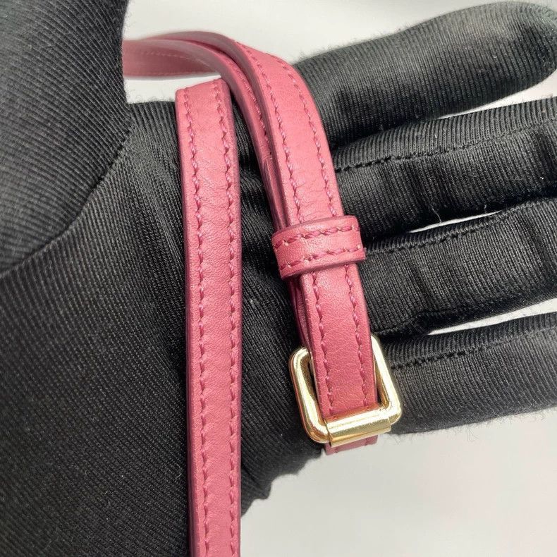 Burberry Burberry Burberry Checkered Crossbody Bag with Red Detail- Size ONE SIZE - 7 Thumbnail