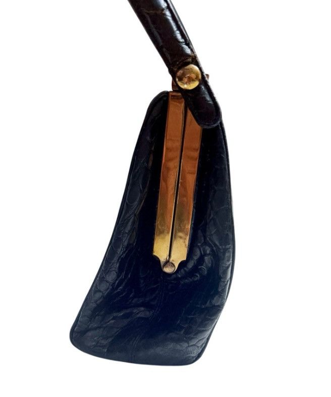 Other VTG Leather Frame Bag Crouch & Fitzgerald – Crocodile 1950s Size ONE SIZE - 4 Thumbnail