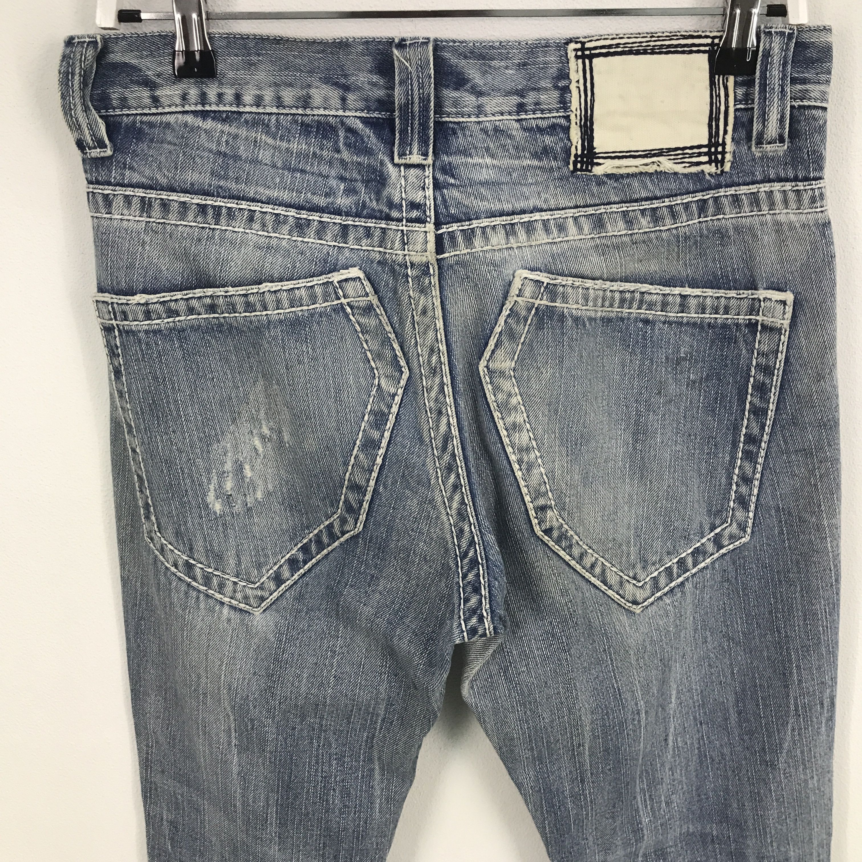 Japanese Brand Rare sorridere japan bootcut distressed denim jeans pants Size US 30 / EU 46 - 5 Thumbnail