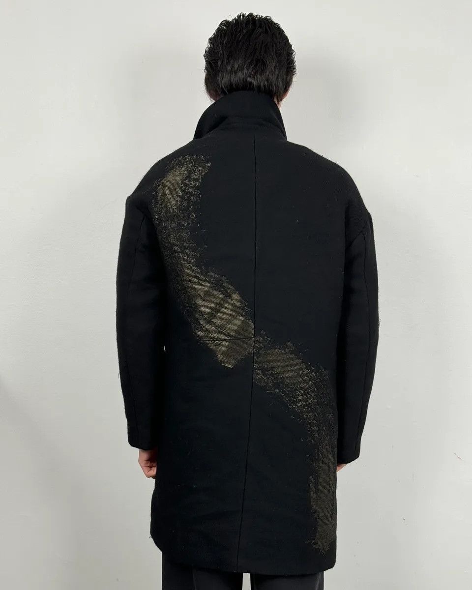 Emporio Armani AW2015 Emporio Armani Black Wool Aura Long Trench Jacket Size US M / EU 48-50 / 2 - 4 Thumbnail