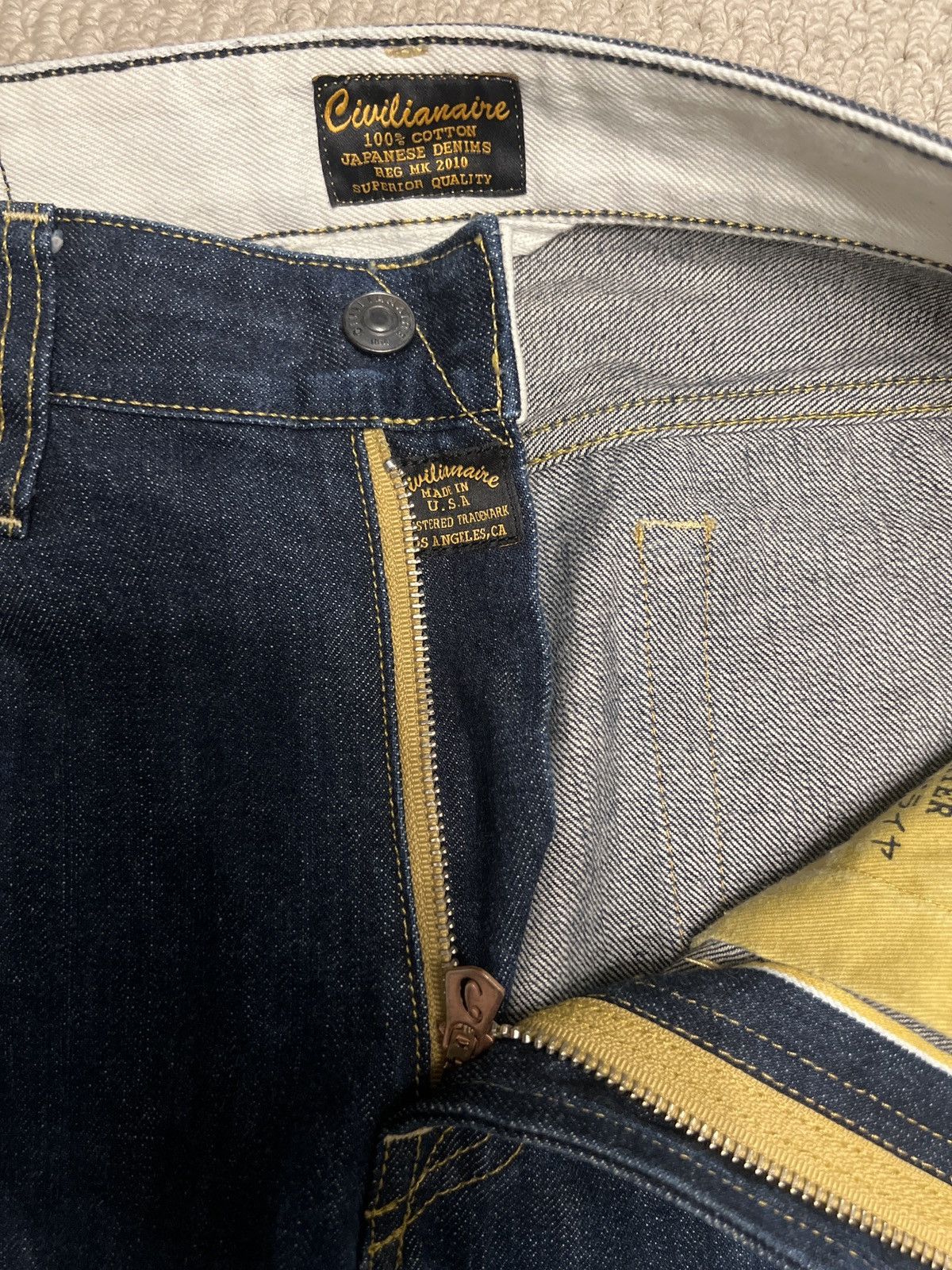Civilianaire Civilianiare Slim Flaco Selvedge Denim Size US 31 - 12 Thumbnail