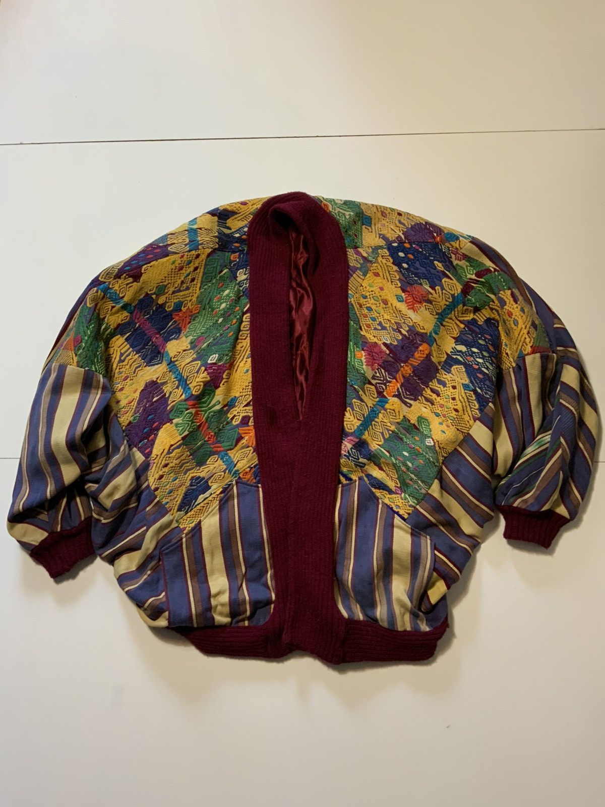 Vintage Vintage Embroidered Handmade Patchwork Quilted Hanten Jacket Size US XL / EU 56 / 4 - 1 Thumbnail