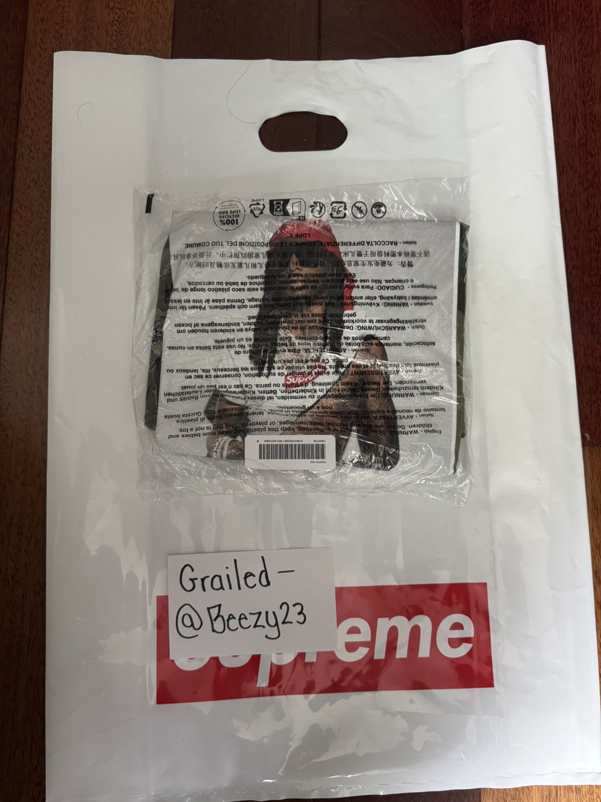 Supreme Playboi Carti Tee Sz M Size US M / EU 48-50 / 2 - 4 Thumbnail