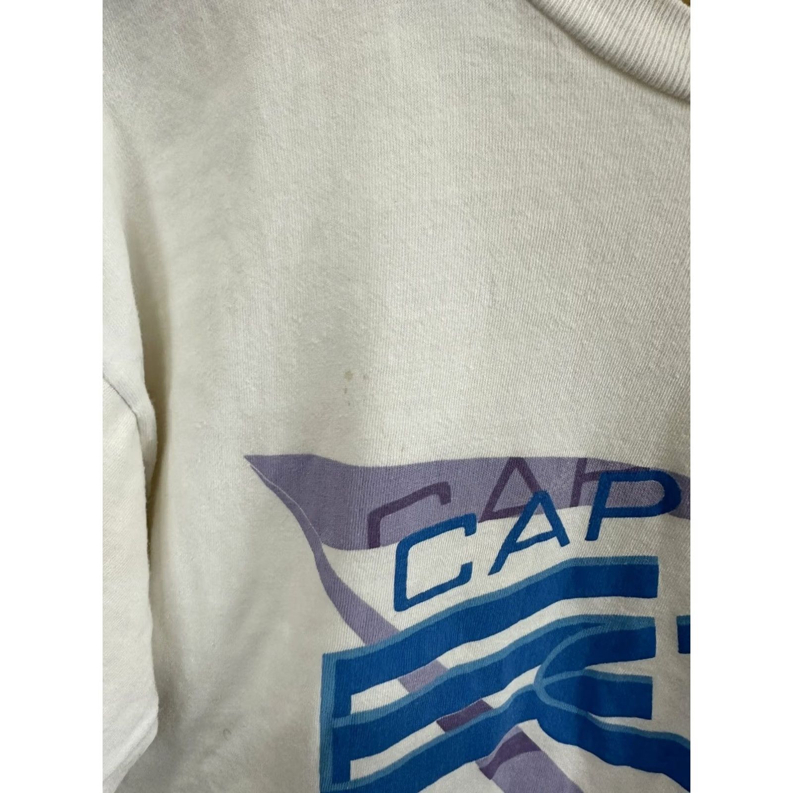 Disney VTG Captain EO 1986 Disney Michael Jackson 80s Promo T-Shirt RARE XL USA Mens White Size US XL / EU 56 / 4 - 5 Thumbnail