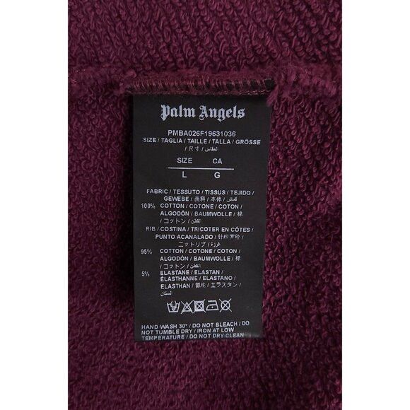 Palm Angels Palm Angels Teddy Bear Print Sweatshirt L Mens Plum Size US L / EU 52-54 / 3 - 11 Thumbnail