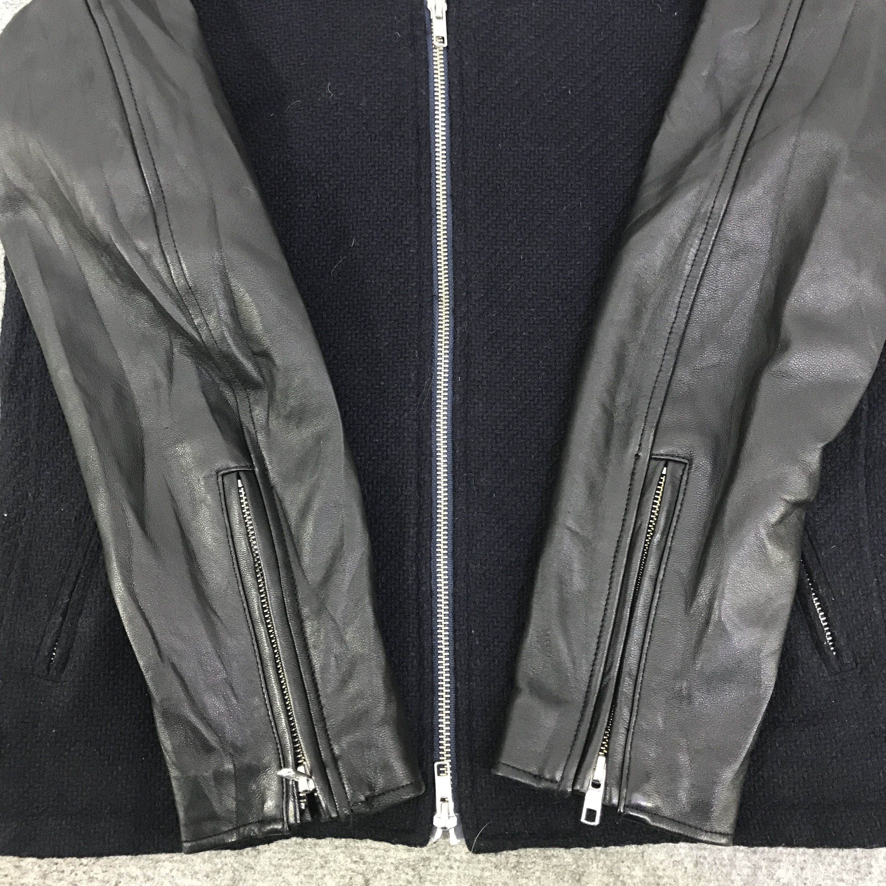HARE Vtg Hare Japan long sleeve leather jacket K94B18 Size US M / EU 48-50 / 2 - 8 Thumbnail