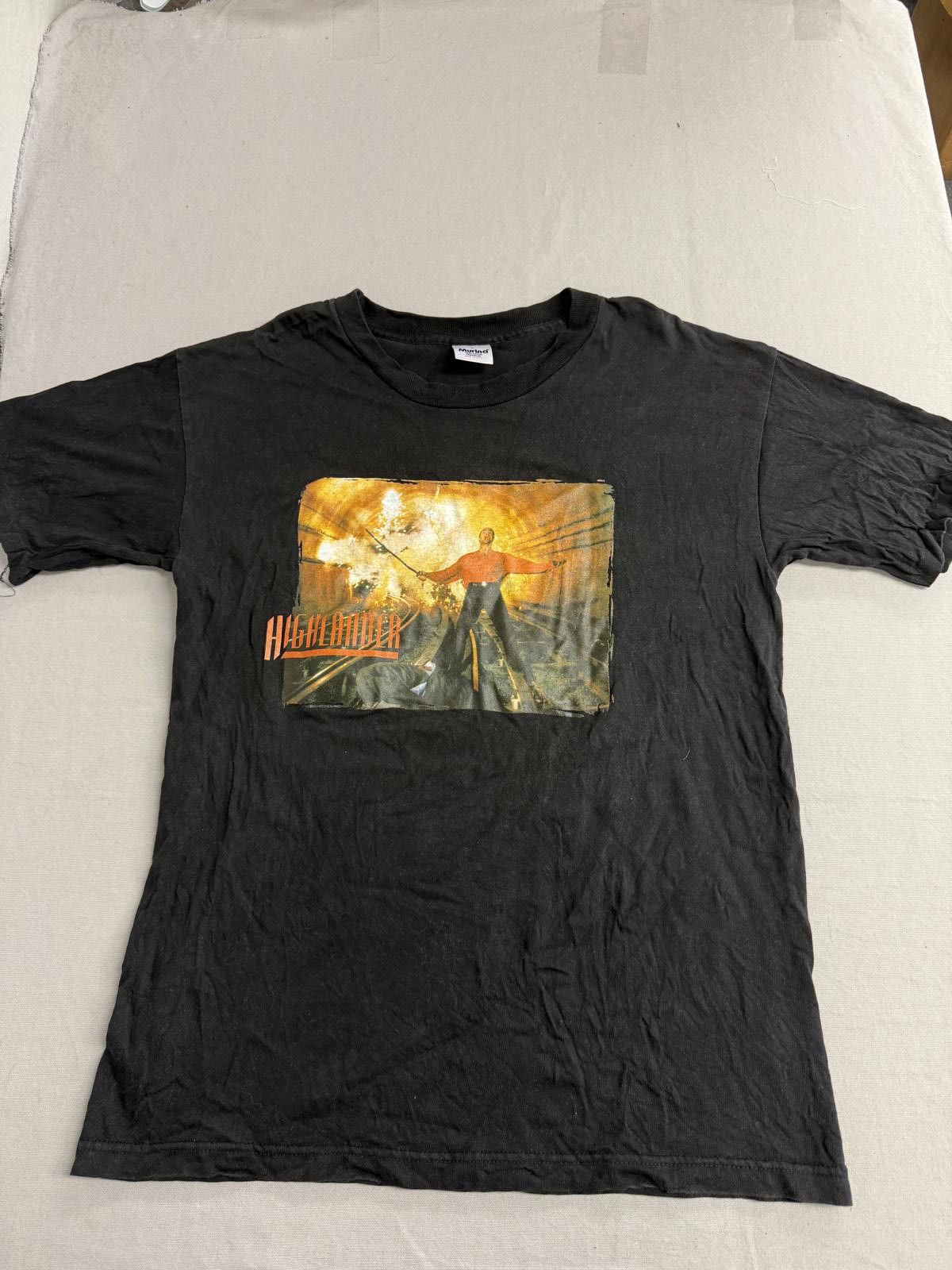 Marina Rinaldi Vintage 90s HIghlander Tv Show T-shirt Explosion Cut Scene L Size US L / EU 52-54 / 3 - 1 Thumbnail