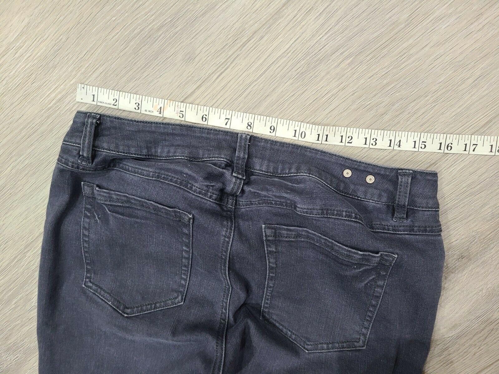 Designer Cabi Jeans 6 Slim Boyfriend Grey Stretch Mid Rise Size 28" / US 6 / IT 42 - 6 Thumbnail