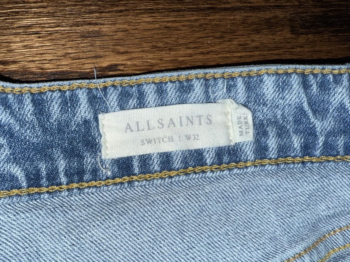Allsaints Allsaints London Switch Black Indigo Shorts Frayed Hem Sz 32 Size US 32 / EU 48 - 2 Thumbnail