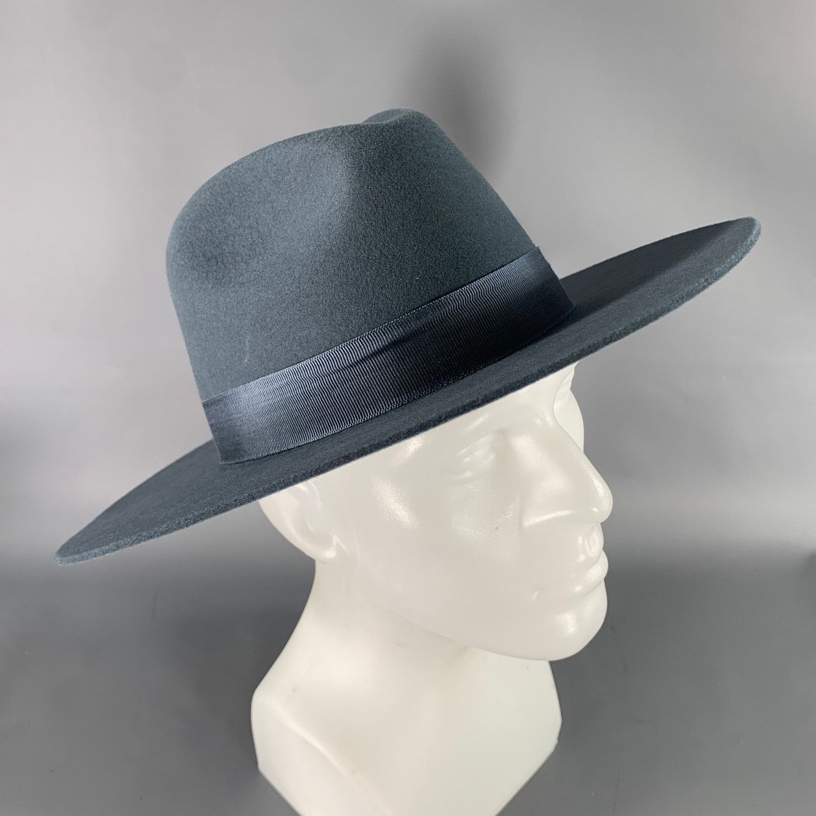 Other HAMPUI HATS Size 61 Grey Blue Felt Hats Size 44 - 1 Thumbnail