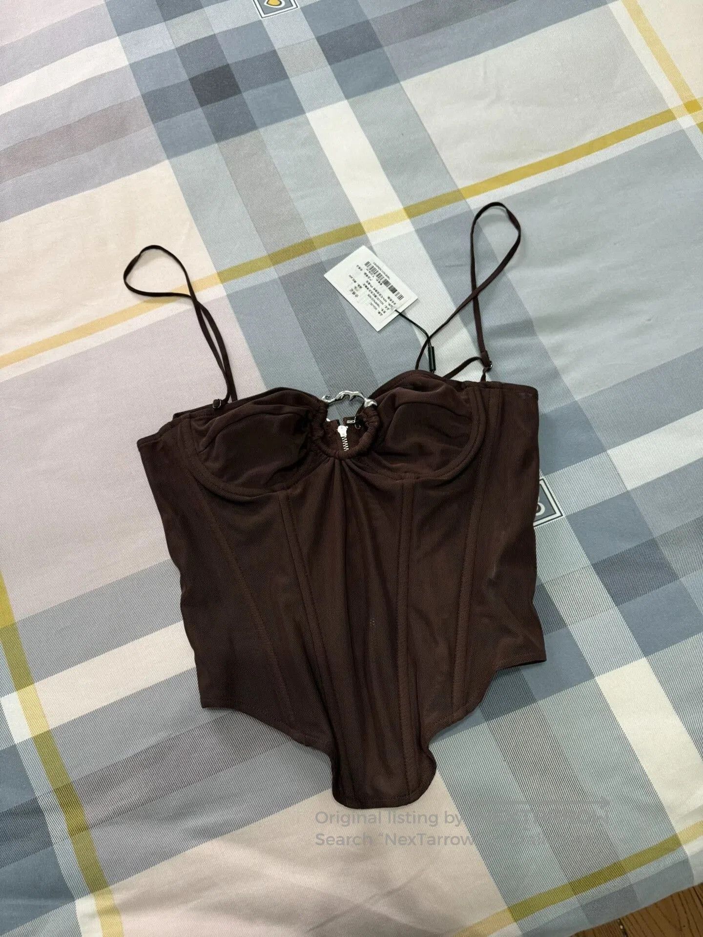Miaou Miaou Fishbone Top - Brand New. Size S / US 4 / IT 40 - 2 Thumbnail
