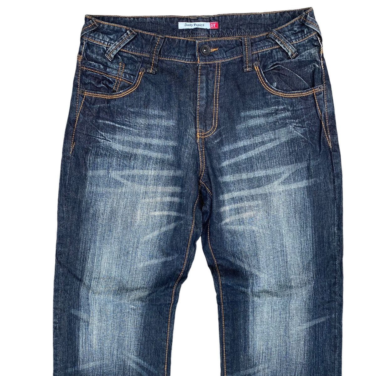 Japanese Brand Japan Daily Topics Rooted Lightning ⚡️ Denim Jeans Size US 34 / EU 50 - 5 Thumbnail