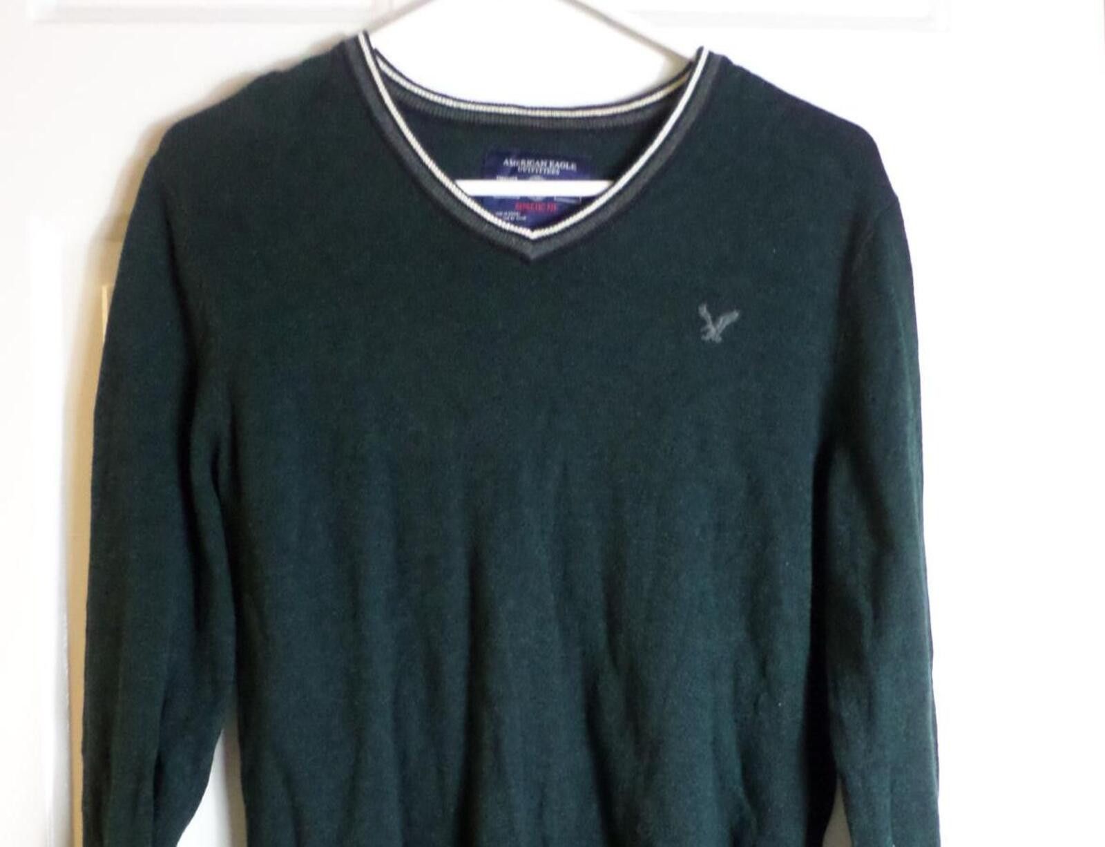 American Eagle Outfitters American Eagle 100% Cotton Sweater Large Preppy Academia Size US L / EU 52-54 / 3 - 2 Thumbnail