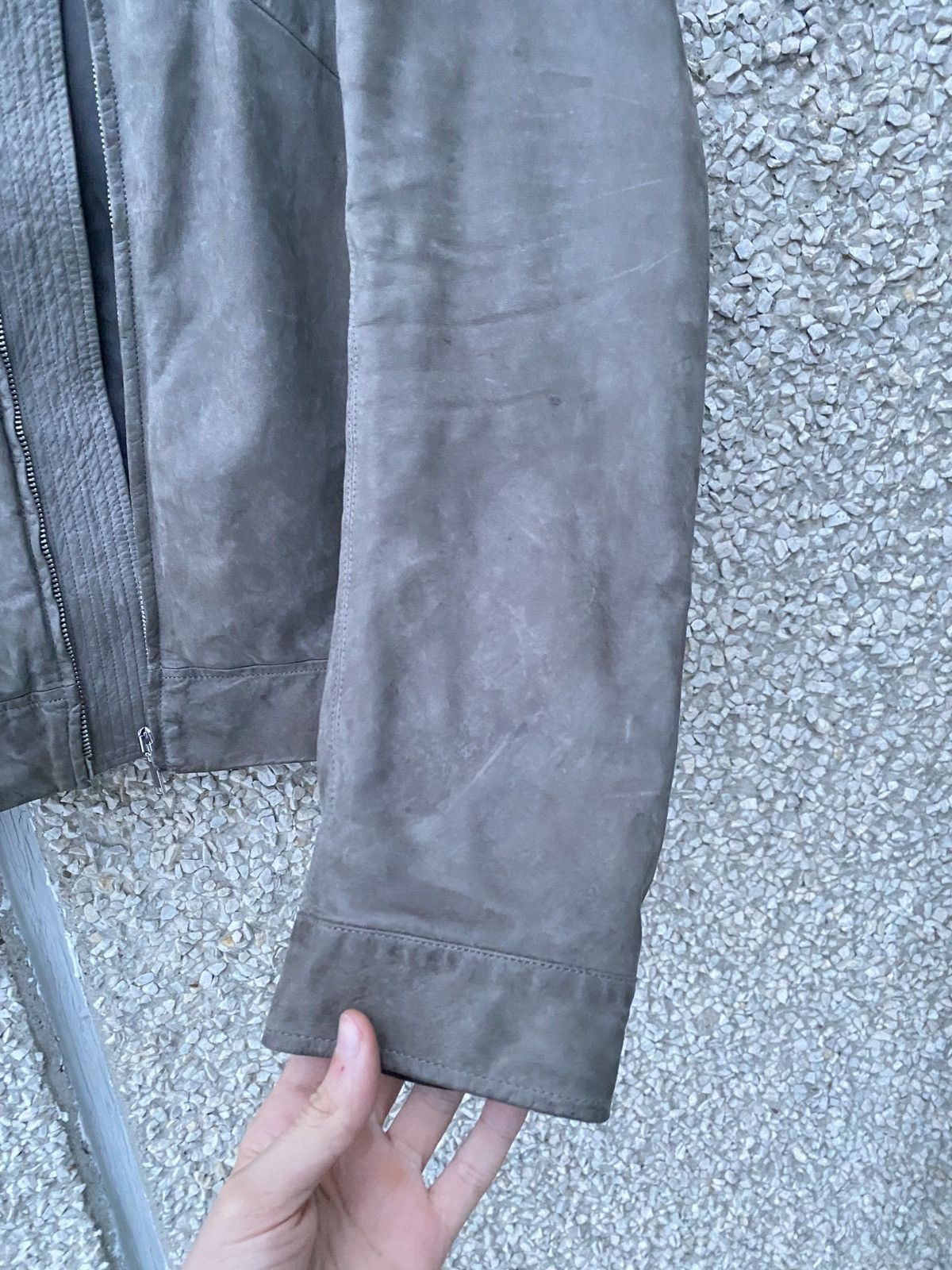 Rick Owens S/S 13 “ISLAND” Cow Leather Panelled Biker Jacket Rick Owens Size US L / EU 52-54 / 3 - 6 Thumbnail