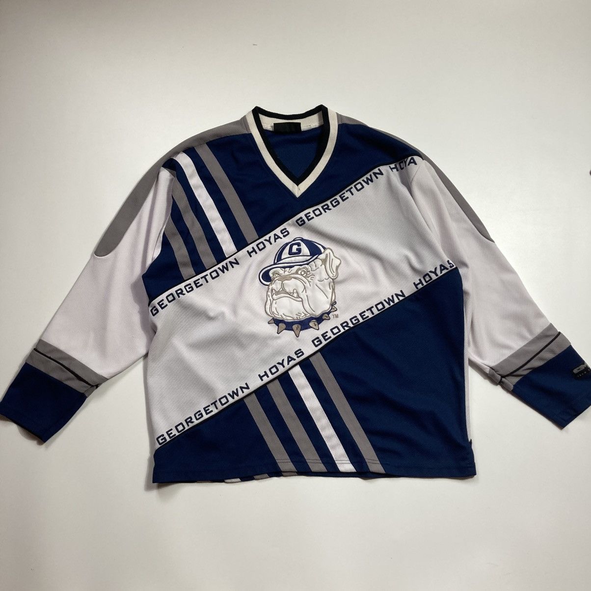 Vintage vintage georgetown hoyas hockey jersey size 188 Size US L / EU 52-54 / 3 - 1 Thumbnail