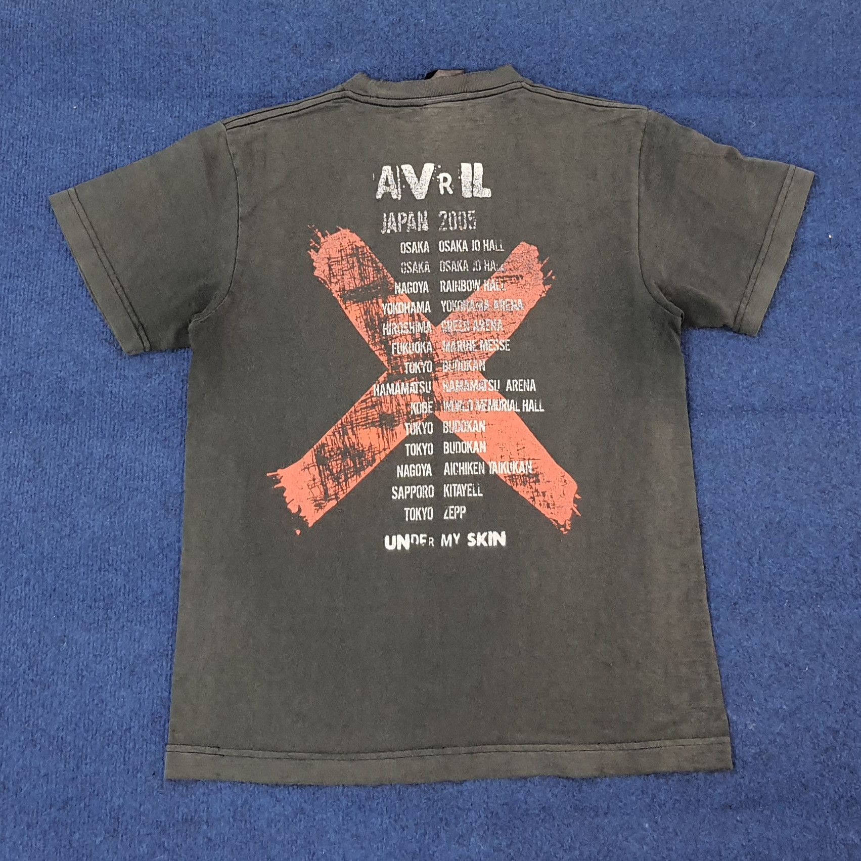 Band Tees Vintage Avril Lavigne Under My Skin Tour 2005 Tshirt C249N69 Size US S / EU 44-46 / 1 - 3 Thumbnail
