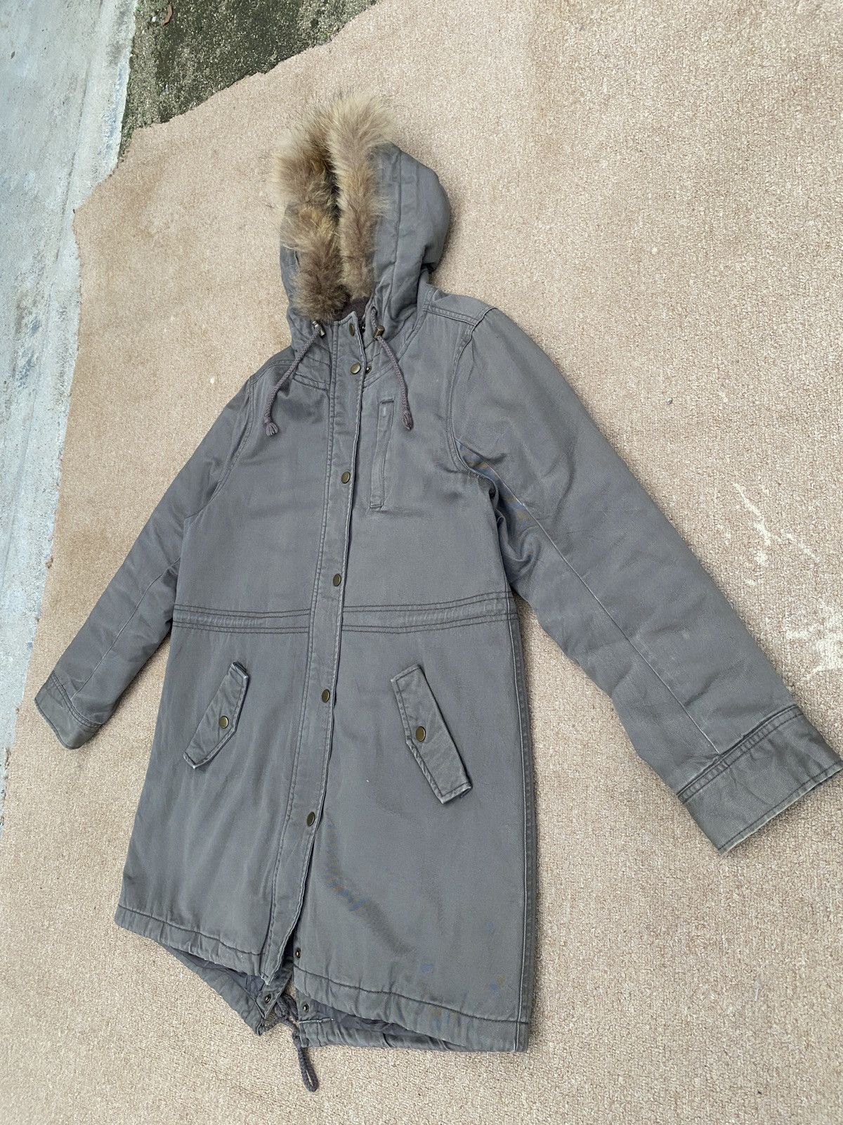 If Six Was Nine × Vintage Vintage colza fur hoodie jacket Size US L / EU 52-54 / 3 - 9 Thumbnail