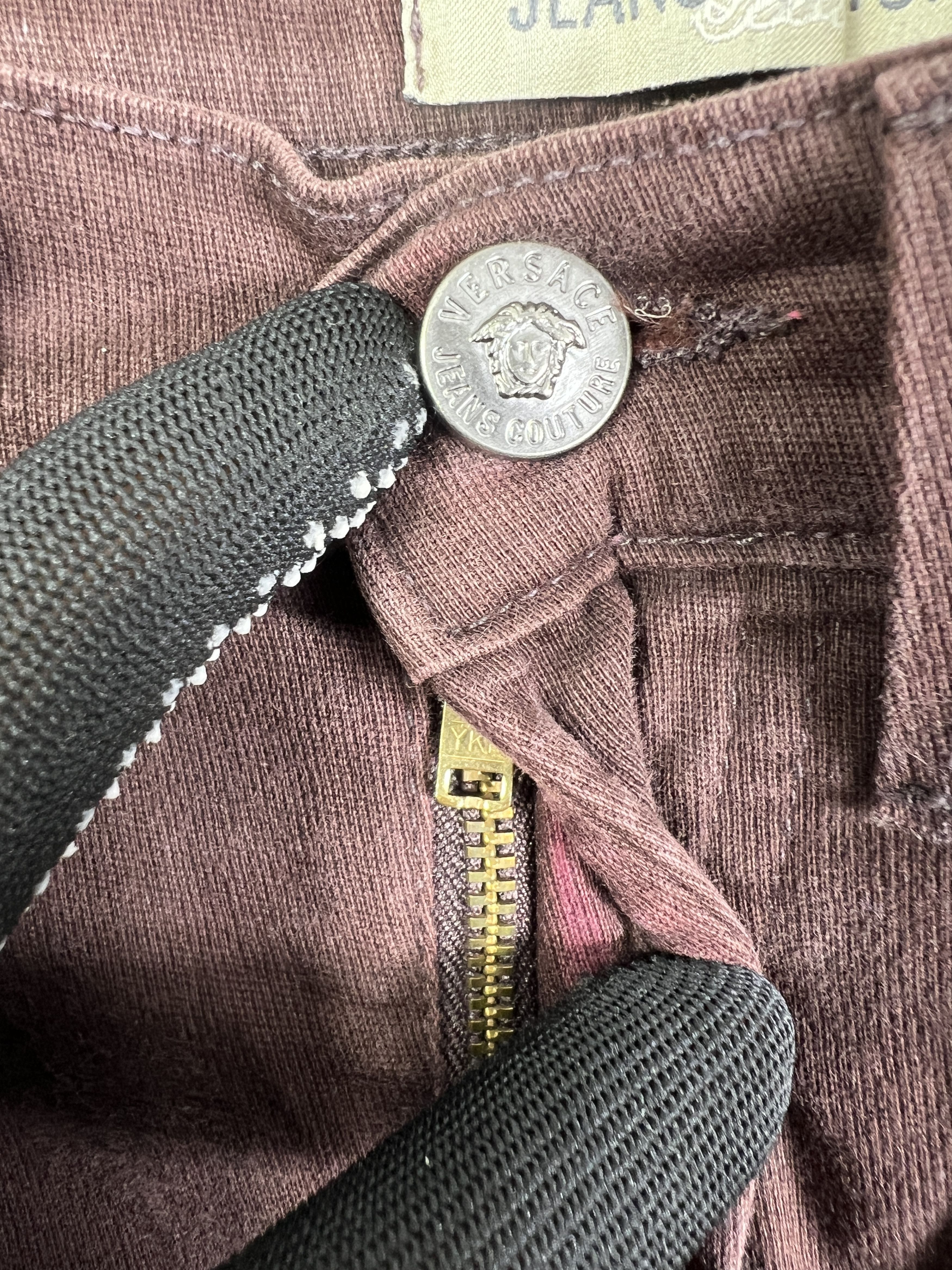 Versace Jeans Couture VERSACE Jeans Couture Brown Denim GTMP221 Size 27" / US 4 / IT 40 - 6 Thumbnail