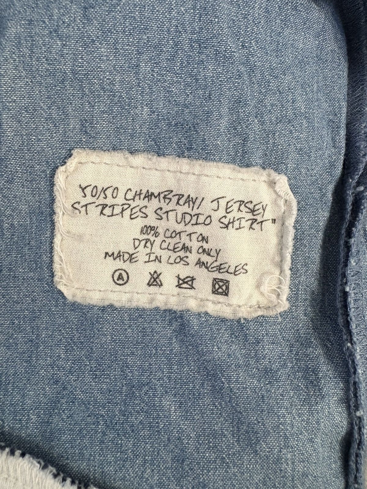 Greg Lauren Greg Lauren Chambray Jersey Size US S / EU 44-46 / 1 - 3 Thumbnail