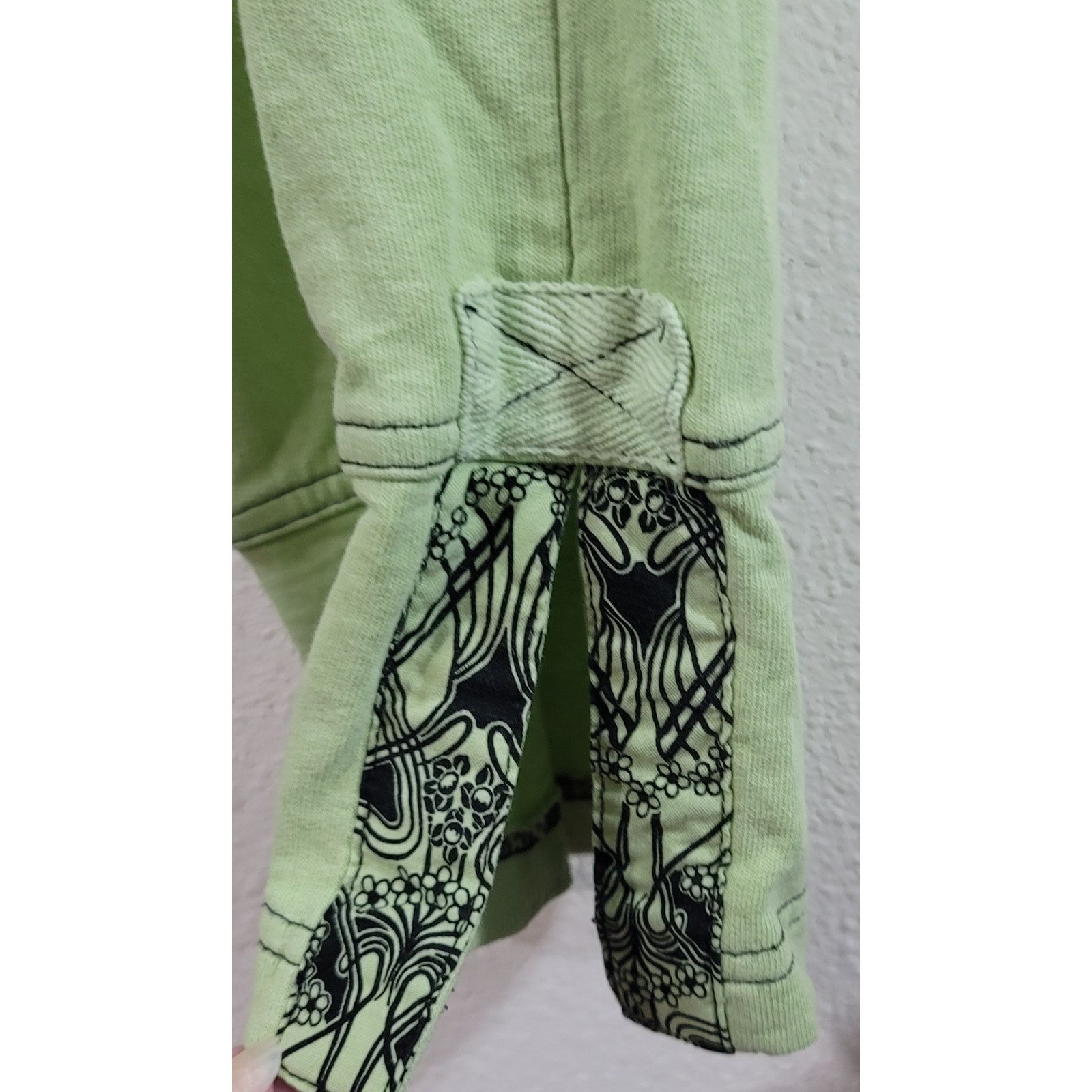 Other Produce Company Lime Green Pull On Pants XL Lightweight Size 34" / US 12 / IT 48 - 2 Thumbnail