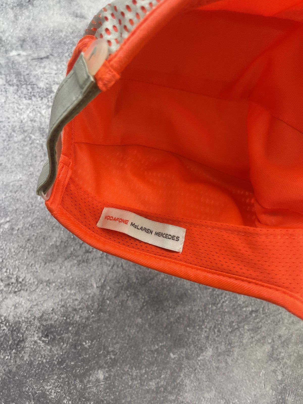 Malcolm McLaren Vintage Vodafone McLaren Mercedes Racing Nylon 5-Panel Cap Size ONE SIZE - 11 Thumbnail