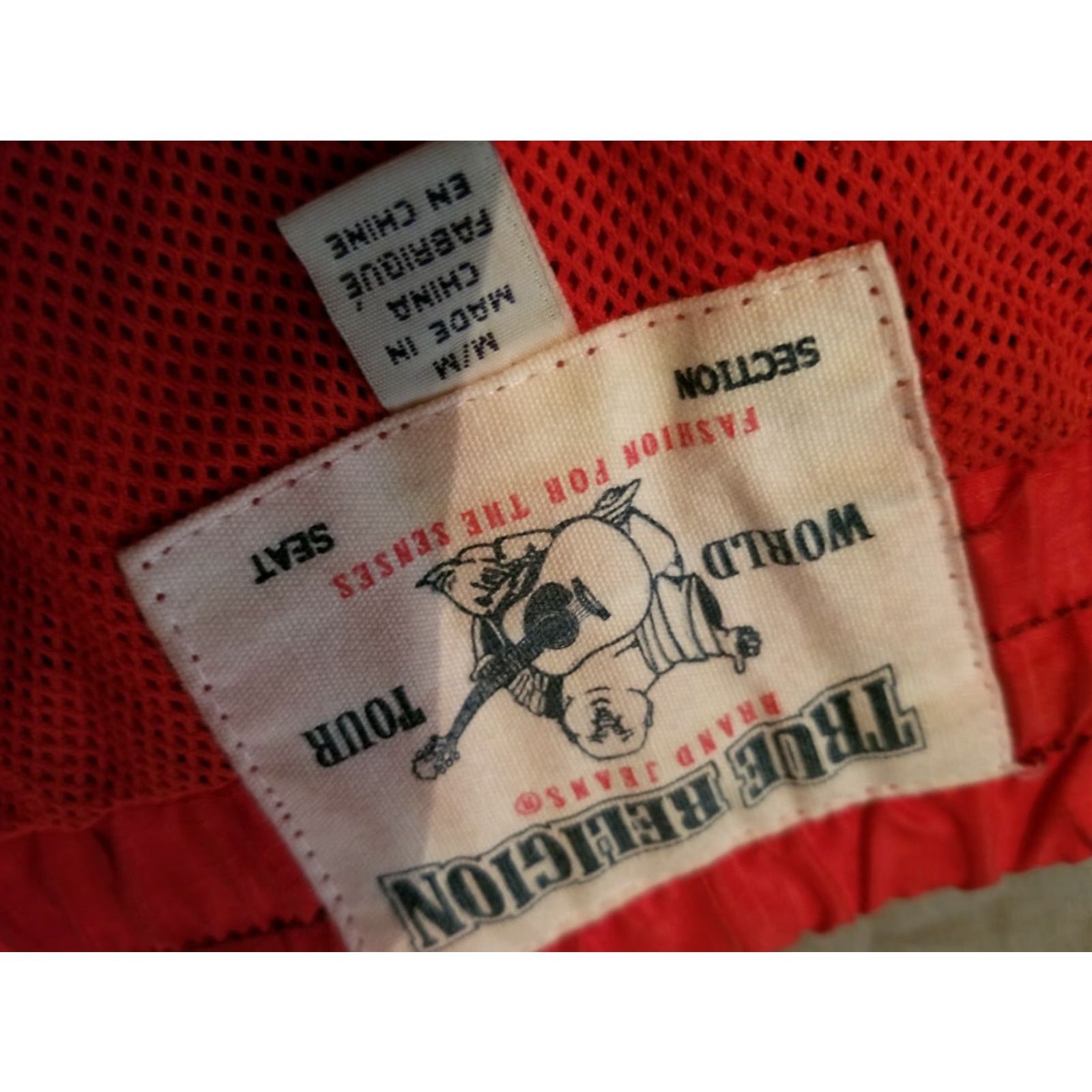 True Religion True Religion Pants Mens M Medium Red Athletic Jogger Size US 31 - 5 Thumbnail