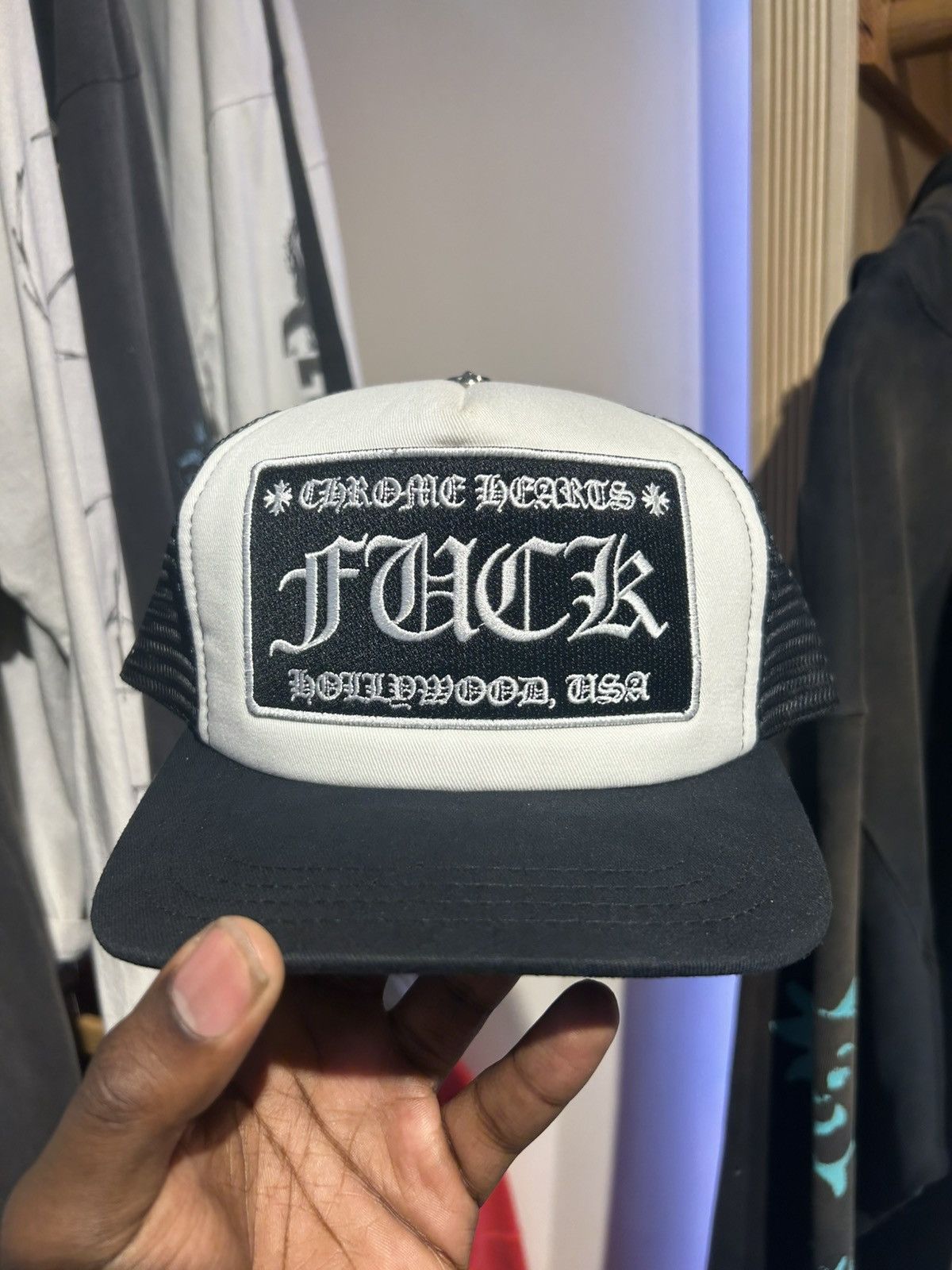 Chrome Hearts Chrome hearts “FUCK” trucker Size ONE SIZE - 1 Thumbnail