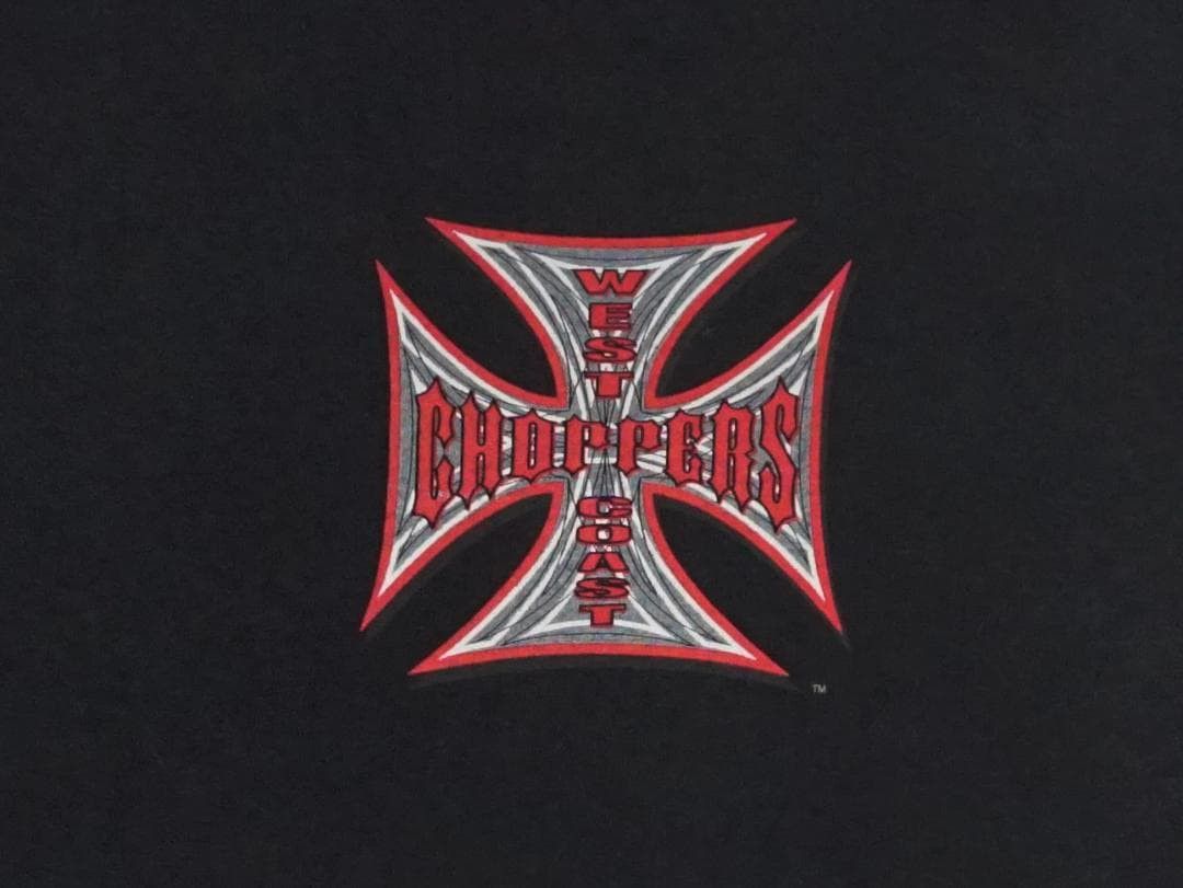 Vintage 90's West Coast Chopper 長袖Tシャツ ビンテージ Size US M / EU 48-50 / 2 - 2 Thumbnail
