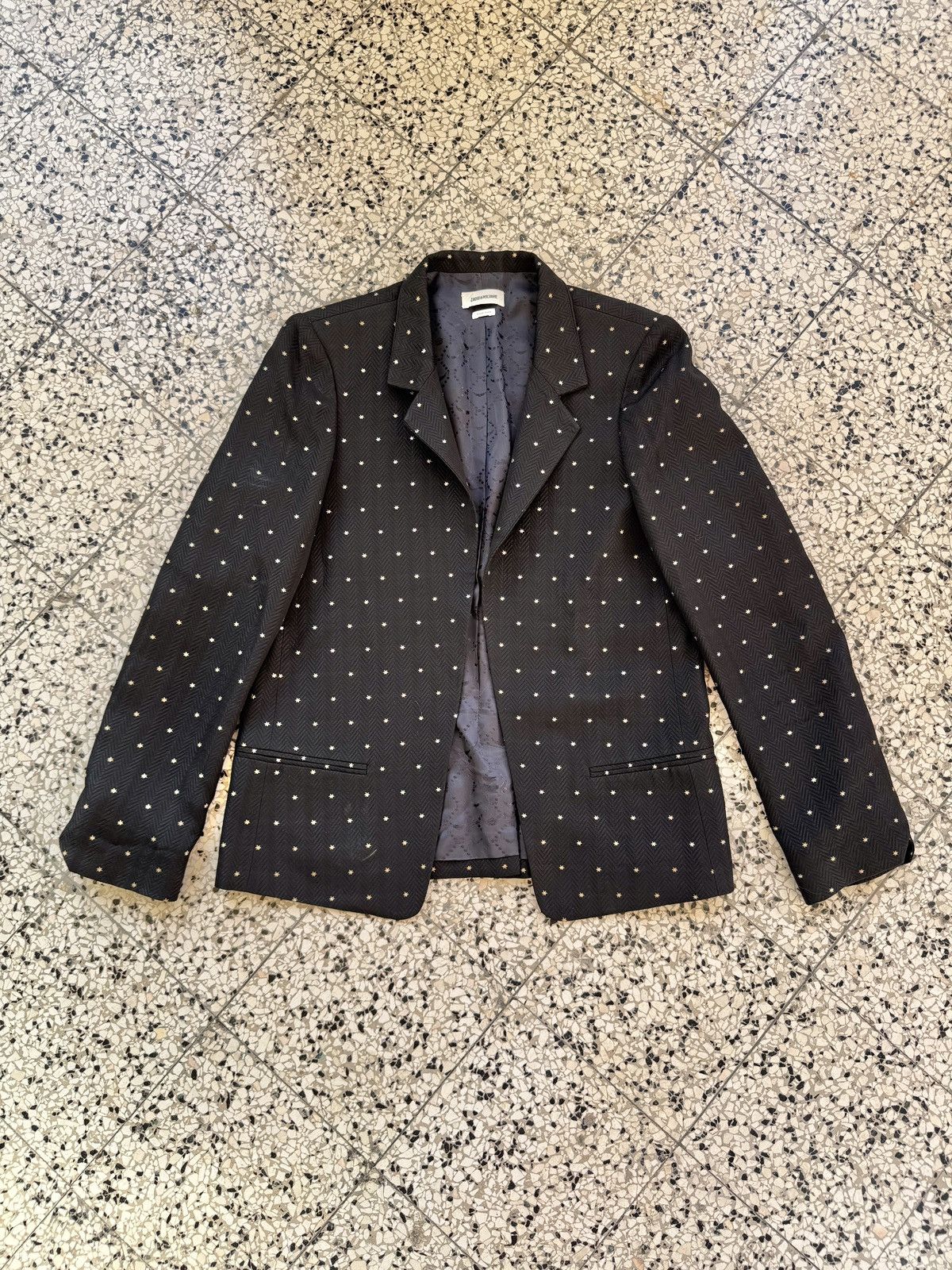 Zadig & Voltaire ZADIG&VOLTAIRE Volly blazer with gold colour stars Size 38 Size XS / US 0-2 / IT 36-38 - 1 Thumbnail