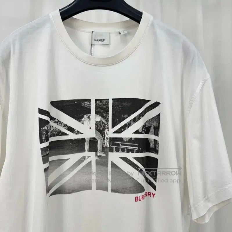 Burberry Burberry Men's Summer White Logo T-Shirt. Size US L / EU 52-54 / 3 - 3 Thumbnail